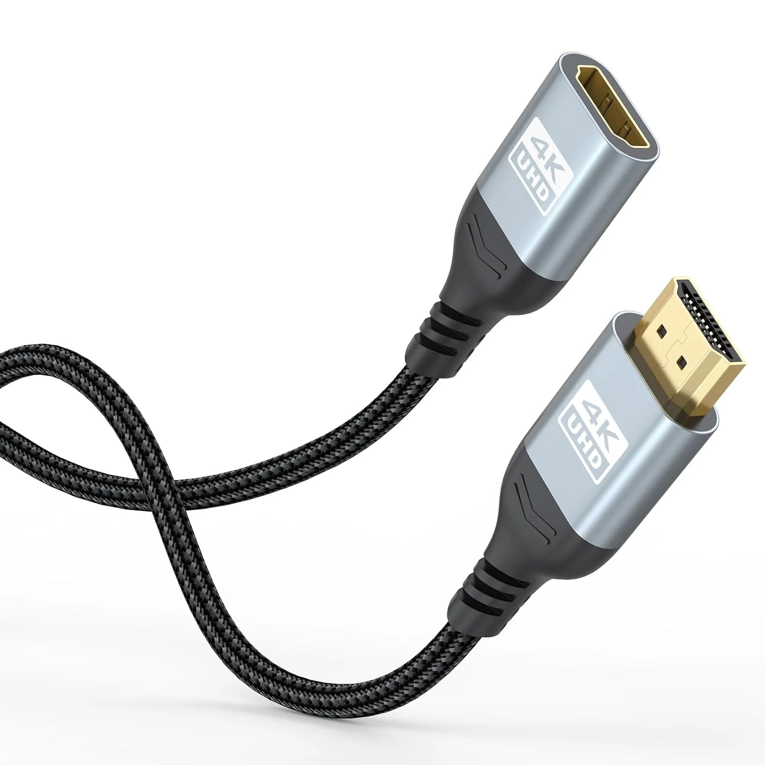 کابل افزایش طول HDMI با کیفیت 4K، طول 3 متر، تبدیل HDMI نر به مادگی، رزولوشن 4K@60Hz, 2K, 1080P، پشتیبانی از ARC, HDR, 3D، سازگار با لپ تاپ، تلویزیون های HD، مانیتور، Roku، Fire TV Stick، Xbox، PS5/PS4