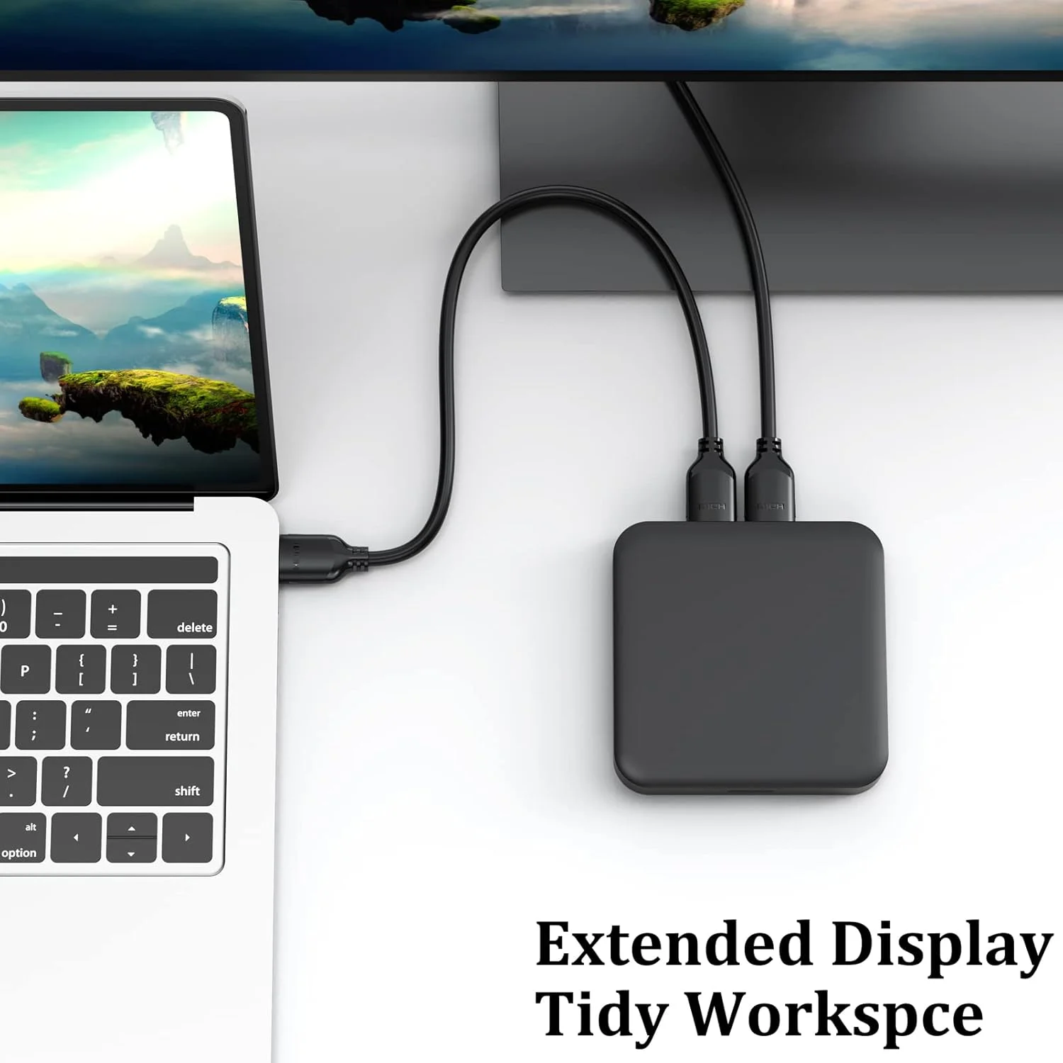 کابل کوتاه HDMI یک فوتی، بسته دو عددی، کابل HDMI به HDMI پرسرعت 1 فوتی 2.0، پشتیبانی از 4K@60Hz، 2K، 1080P، HDCP 2.2، HDR، 3D، ARC و اترنت