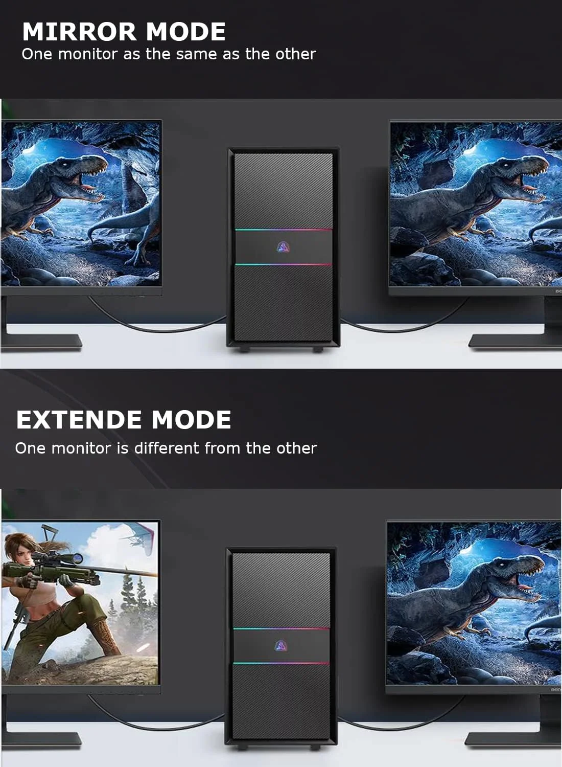 کابل DisplayPort به HDMI با کیفیت 4K، طول 1.2 متر، روکش نایلونی بافته شده، آداپتور کابل DP به HDMI نر به نر، سرعت بالا، سازگار با Dell، HP، Insignia، Samsung و غیره - یک طرفه