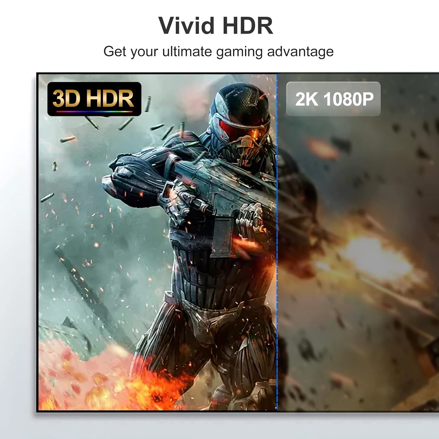 کابل کوتاه HDMI یک فوتی، بسته دو عددی، کابل HDMI به HDMI پرسرعت 1 فوتی 2.0، پشتیبانی از 4K@60Hz، 2K، 1080P، HDCP 2.2، HDR، 3D، ARC و اترنت