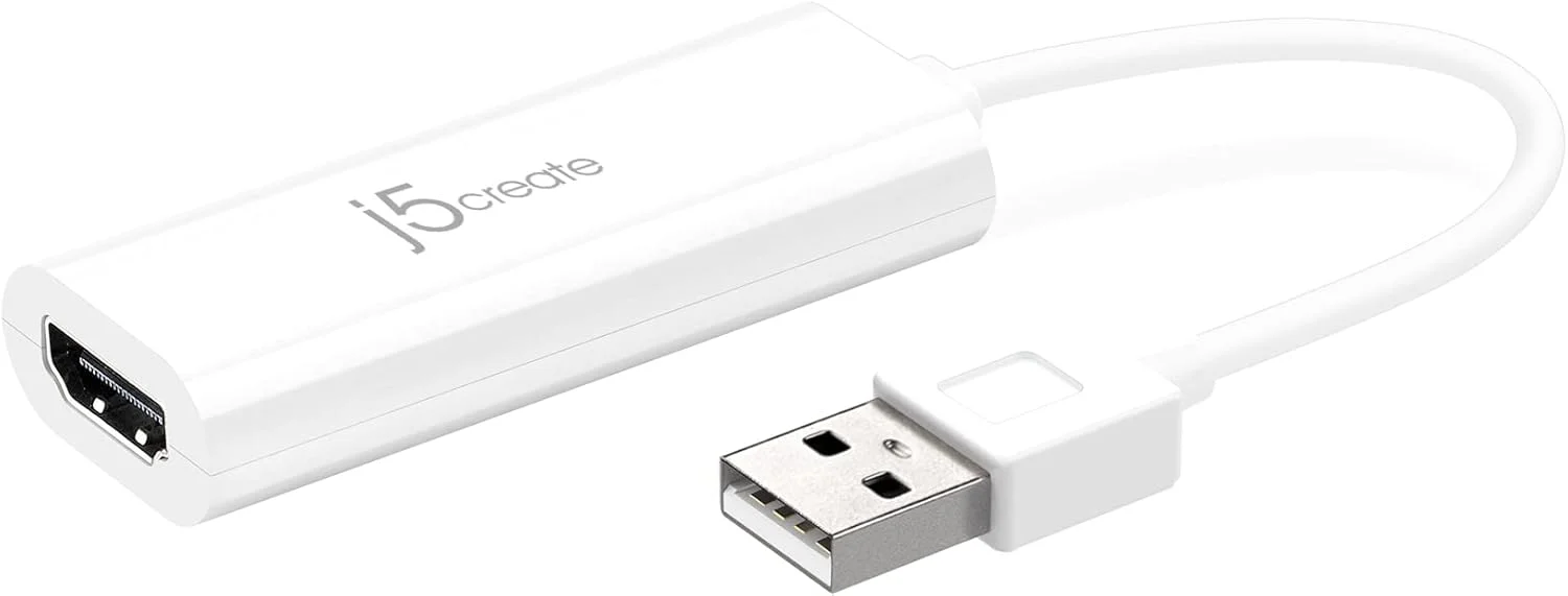 آداپتور نمایشگر USB به HDMI جی 5 کریت - آداپتور تبدیل کابل USB به HDMI 1080P برای ویندوز (JUA195) آداپتور نمایشگر USB به HDMI جی 5 کریت - آداپتور تبدیل کابل USB به HDMI 1080P برای ویندوز (JUA195)