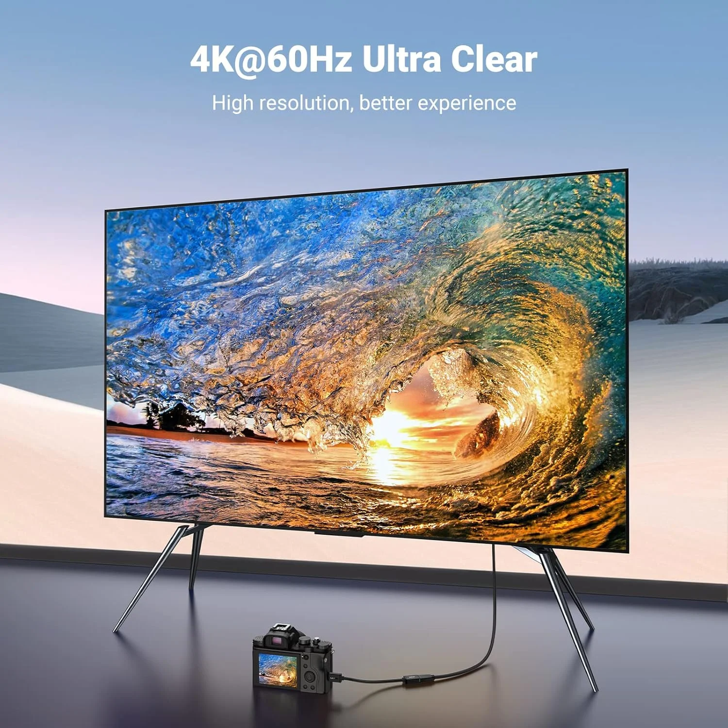 تبدیل مینی HDMI به HDMI یوگرین 4K 60Hz، سازگار با رزبری پای، مانیتورهای قابل حمل، دوربین های DSLR، دوربین های فیلمبرداری، لپ تاپ ها، پروژکتورها، تبلت ها، کارت گرافیک 0.5 متر تبدیل مینی HDMI به HDMI یوگرین 4K 60Hz، سازگار با رزبری پای، مانیتورهای قابل حمل، دوربین های DSLR، دوربین های فیلمبرداری، لپ تاپ ها، پروژکتورها، تبلت ها، کارت گرافیک 0.5 متر