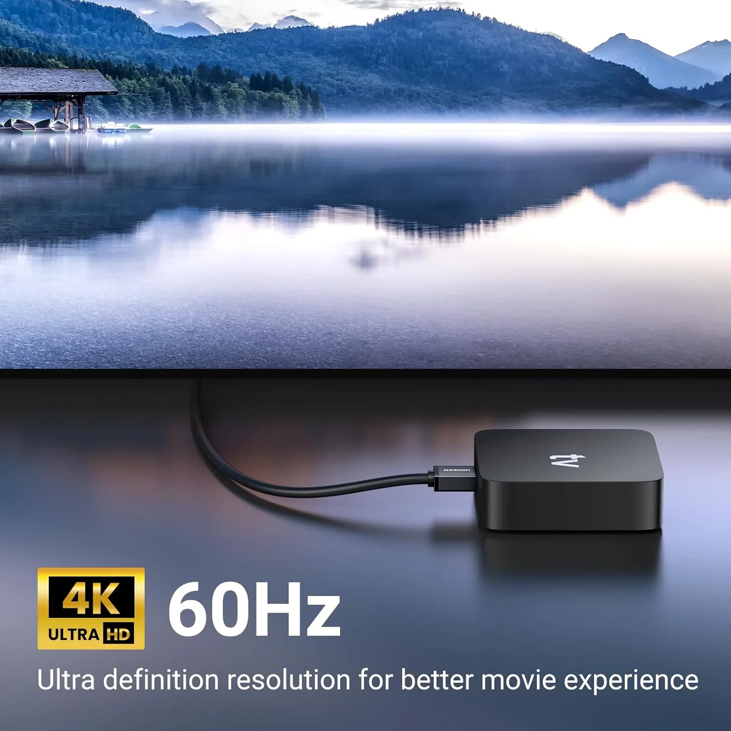 کابل HDMI یوگرین 4K با زاویه راست 270 درجه، کابل HDMI پرسرعت 2.0، سازگار با 4K@60Hz HD 3D 1080P ARC برای تلویزیون، کامپیوتر، نینتندو سوییچ، ایکس باکس، PS5، PS4، PS3، لپ تاپ، 1 متر کابل HDMI یوگرین 4K با زاویه راست 270 درجه، کابل HDMI پرسرعت 2.0، سازگار با 4K@60Hz HD 3D 1080P ARC برای تلویزیون، کامپیوتر، نینتندو سوییچ، ایکس باکس، PS5، PS4، PS3، لپ تاپ، 1 متر