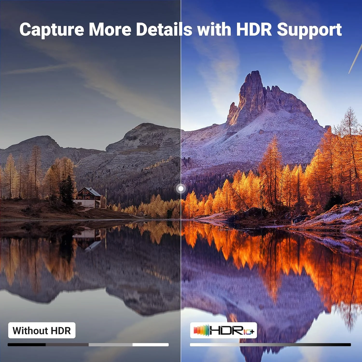 کابل تبدیل USB C به HDMI یوگرین 4K@60Hz آلومینیومی، سازگار با iPhone 17/16 Pro Max، iPad mini Air، MacBook Pro، Galaxy S25Ultra، iMac XPS 17