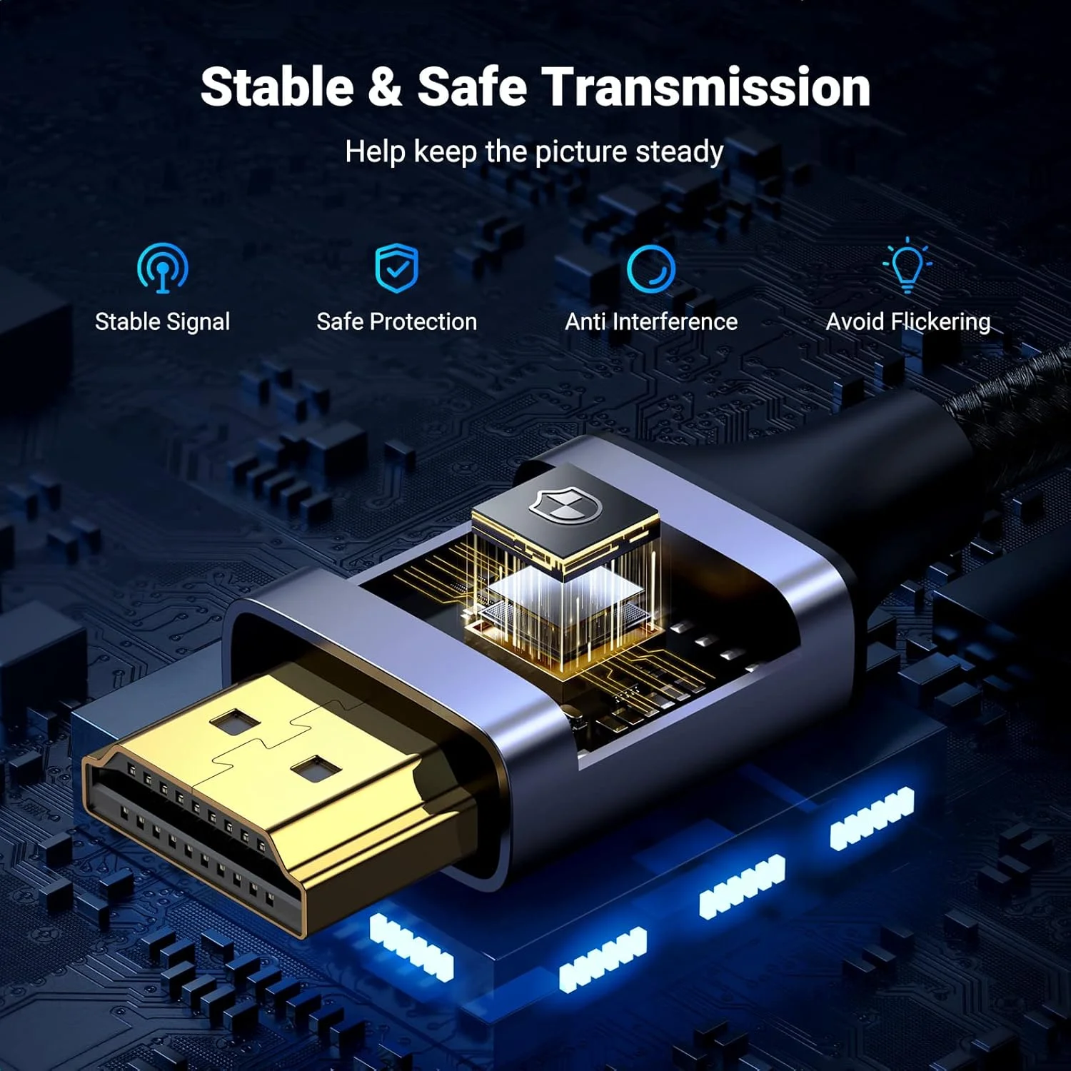 کابل میکرو HDMI به HDMI یوگرین 4K طول 2 متر، روکش آلومینیومی بافته شده 18 گیگابیت بر ثانیه 4K 60 هرتز HDR 3D ARC سازگار با GoPro Hero 7 6 5 Raspberry Pi 5 مانیتور قابل حمل دوربین Nikon Yoga 3 Pro کابل میکرو HDMI به HDMI یوگرین 4K طول 2 متر، روکش آلومینیومی بافته شده 18 گیگابیت بر ثانیه 4K 60 هرتز HDR 3D ARC سازگار با GoPro Hero 7 6 5 Raspberry Pi 5 مانیتور قابل حمل دوربین Nikon Yoga 3 Pro