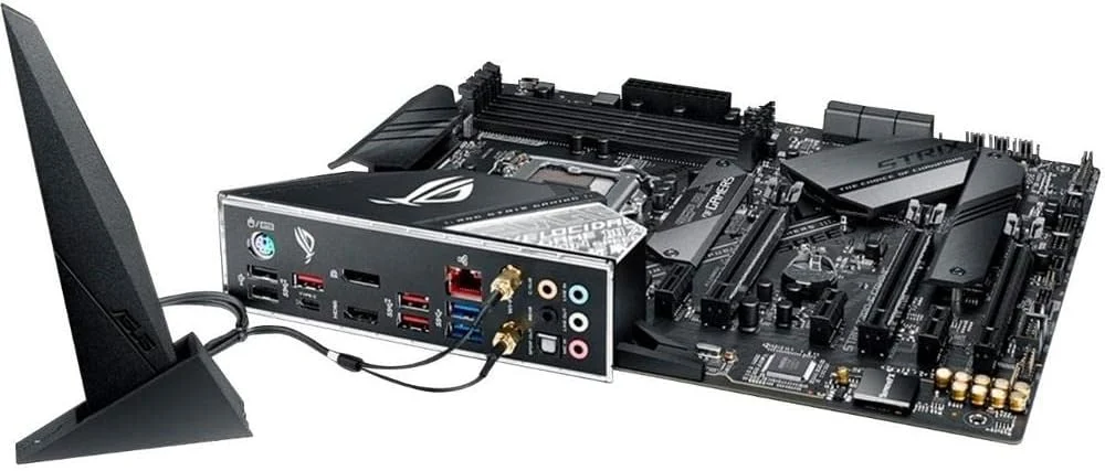 مادربرد گیمینگ ایسوس ROG Strix Z390-E LGA1151 (نسل 8 و 9 اینتل) ATX DDR4 DP HDMI M.2 USB 3.1 Gen2 802.11AC Wi-Fi