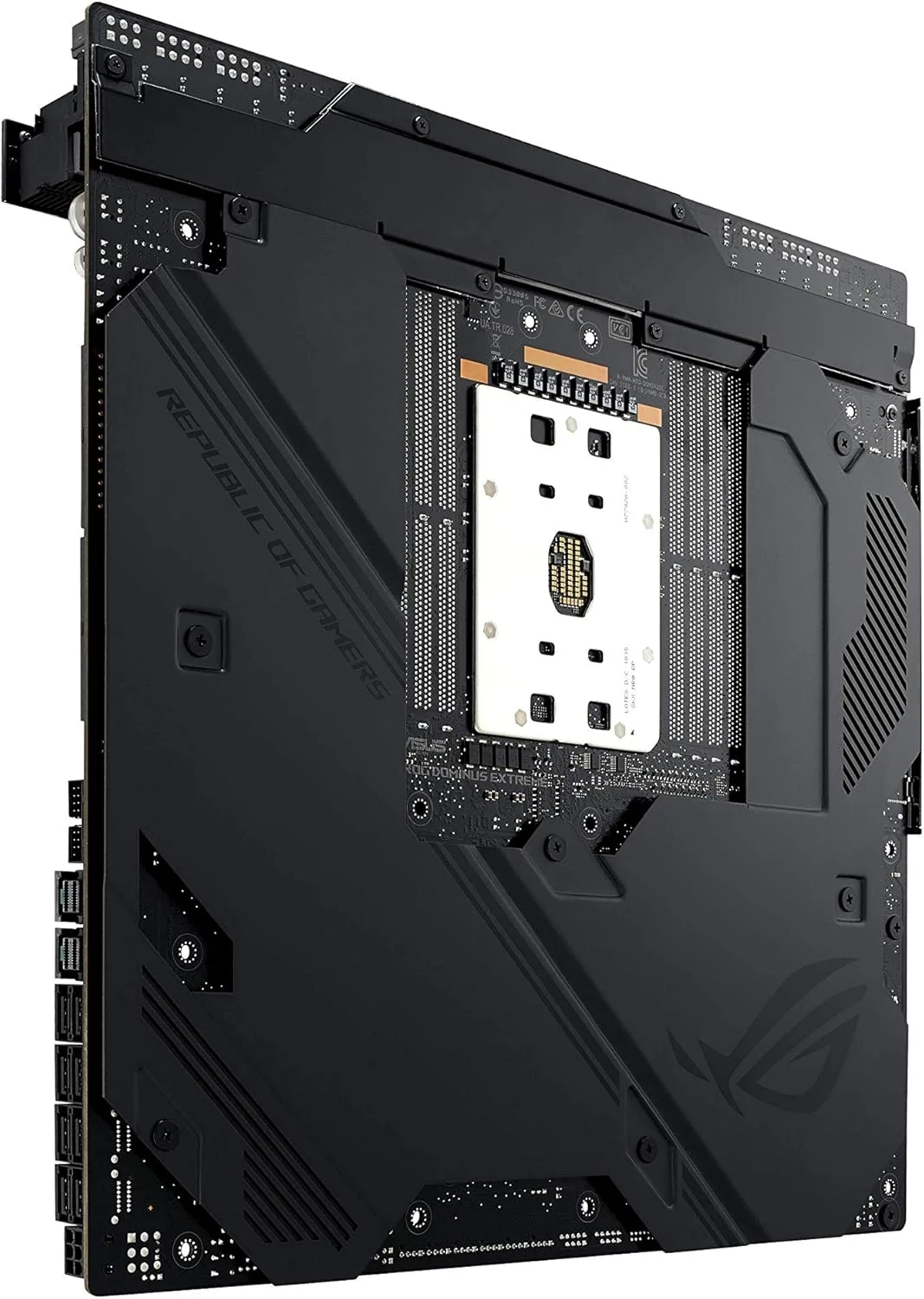 مادربرد ASUS ROG Dominus Extreme Intel LGA 3647 برای Xeon W-3175X (C621) با ۱۲ اسلات DIMM DDR4، M.2، U.2 و فرم فاکتور EEB به همراه کارت شبکه ۱۰G Aquantia و USB 3.1 مادربرد ASUS ROG Dominus Extreme Intel LGA 3647 برای Xeon W-3175X (C621) با ۱۲ اسلات DIMM DDR4، M.2، U.2 و فرم فاکتور EEB به همراه کارت شبکه ۱۰G Aquantia و USB 3.1