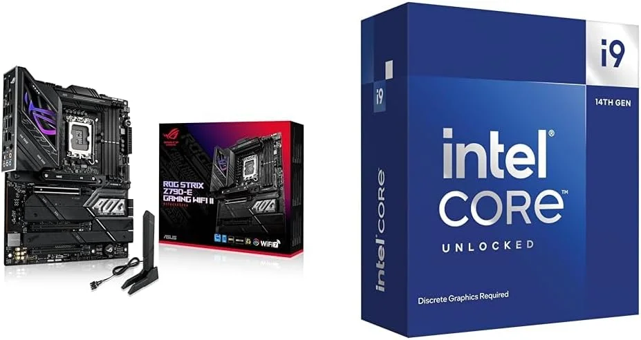 پردازنده اینتل i9-14900KF + مادربرد ROG Strix Z790-E Gaming WiFi II پردازنده اینتل i9-14900KF + مادربرد ROG Strix Z790-E Gaming WiFi II