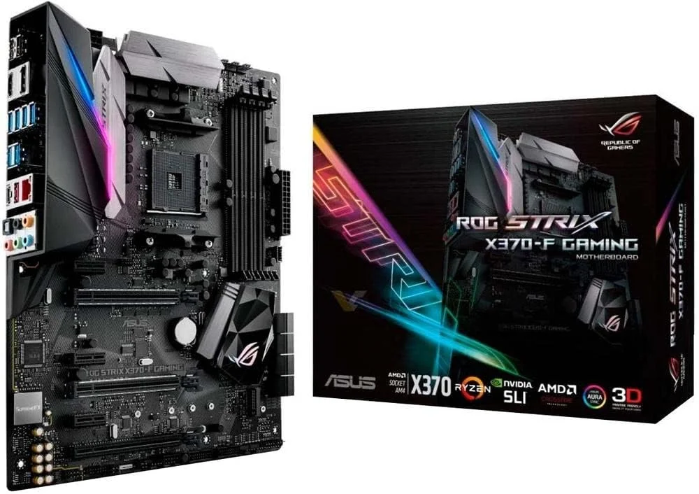 مادربرد ایسوس ROG Strix X370-F GAMING AMD Ryzen AM4 DDR4 HDMI DisplayPort M.2 ATX X370 با USB 3.1
