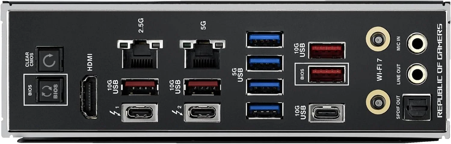 مادربرد ROG Maximus Z890 Hero LGA 1851 ATX، DDR5 پیشرفته با هوش مصنوعی، WiFi 7 + پردازنده Intel Core Ultra 7 285K با 24 هسته و فرکانس 5.7 گیگاهرتز مادربرد ROG Maximus Z890 Hero LGA 1851 ATX، DDR5 پیشرفته با هوش مصنوعی، WiFi 7 + پردازنده Intel Core Ultra 7 285K با 24 هسته و فرکانس 5.7 گیگاهرتز