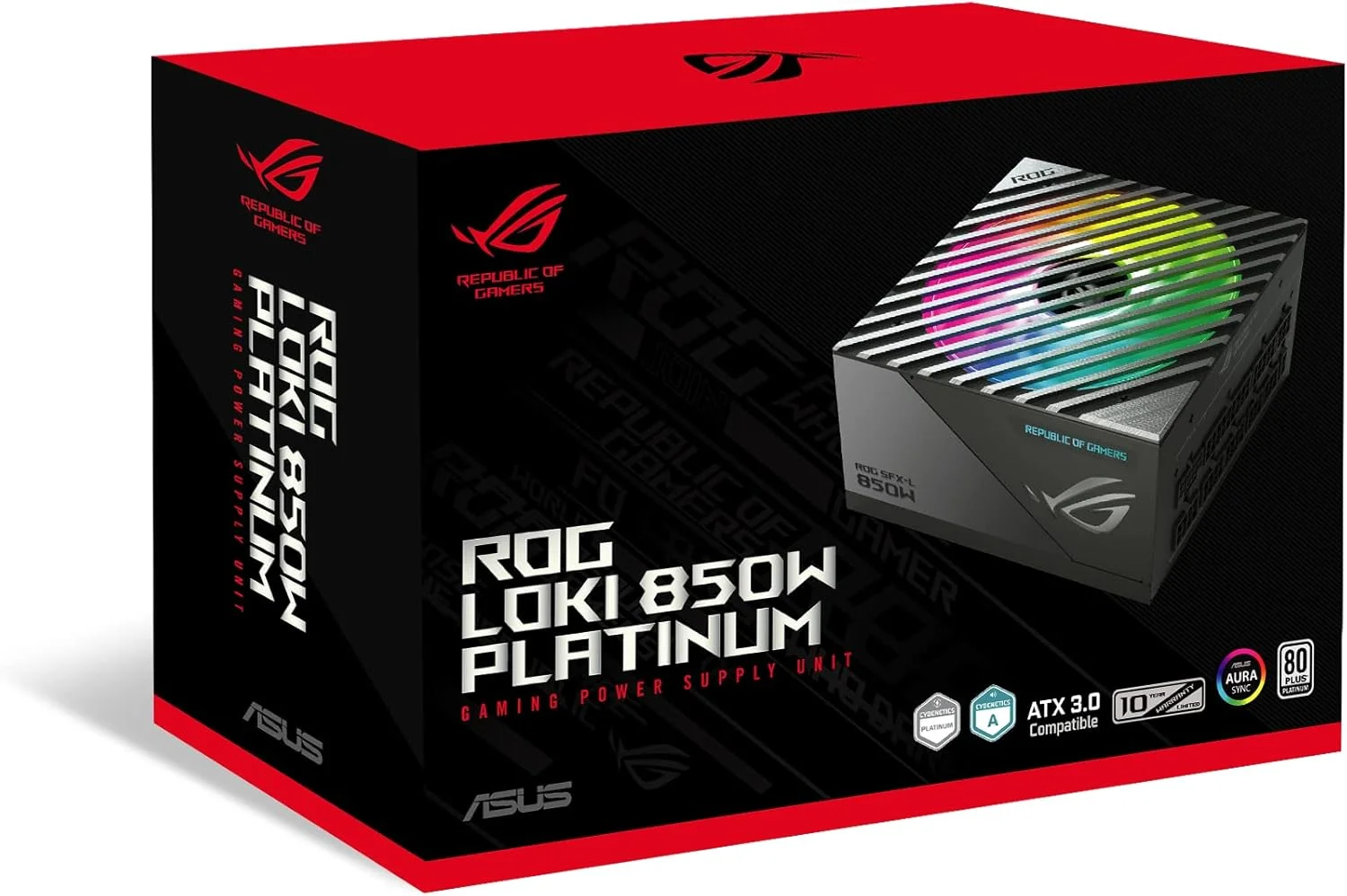 باندل منبع تغذیه 850W پلاتینیوم ایسوس ROG Loki SFX-L و مادربرد گیمینگ ایسوس ROG Strix B760-I WiFi 6E Intel B760 mini-ITX