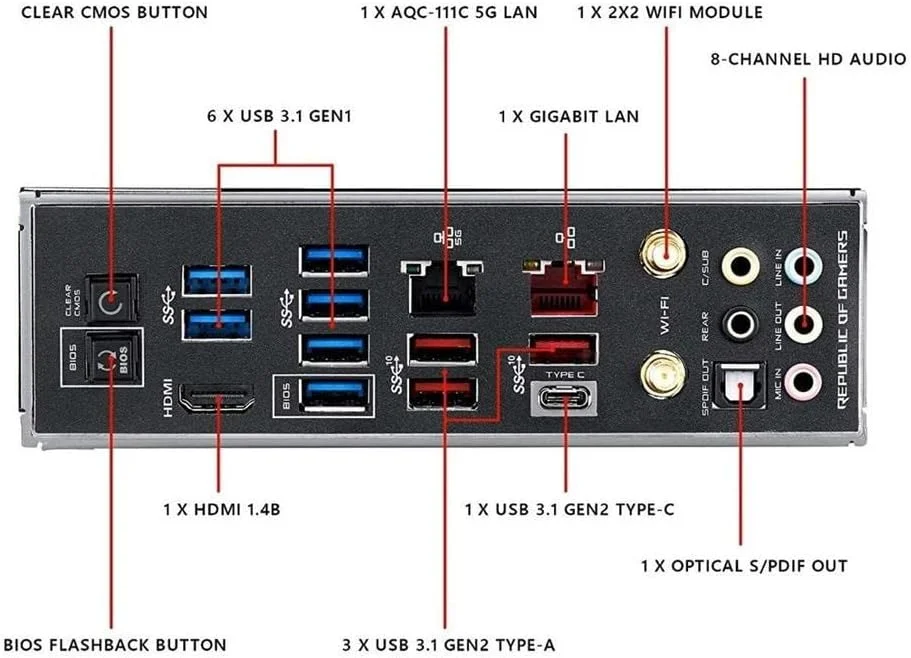 مادربرد گیمینگ ایسوس ROG Maximus XI Formula LGA1151 (نسل ۸ و ۹ اینتل) ATX DDR4 HDMI M.2 USB 3.1 Gen2 Z390