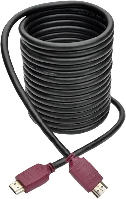 کابل HDMI پرسرعت 4K Tripp Lite با طول 4.5 متر و کانکتورهای گیره‌دار (P569-015-CERT)