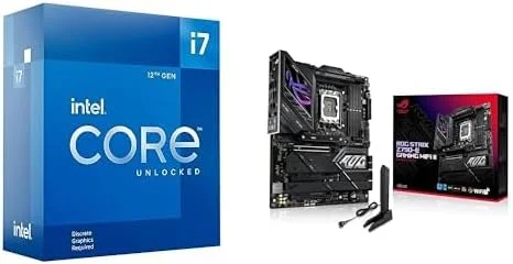 پردازنده دسکتاپ گیمینگ اینتل Core i7-12700KF + مادربرد ASUS ROG Strix Z790-E Gaming WiFi II
