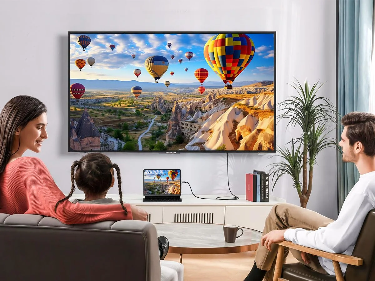 کابل USB-C به HDMI طول 3 فوت، بسته 2 عددی، کابل 4K USBC به HDMI (سازگار با Thunderbolt 3/4/5)، منبع Type C به مانیتور HDMI برای iPhone 16/15/Galaxy S25/MacBook Pro Air/Mac mini 2024/iPad Pro/Pixel/Surface Pro کابل USB-C به HDMI طول 3 فوت، بسته 2 عددی، کابل 4K USBC به HDMI (سازگار با Thunderbolt 3/4/5)، منبع Type C به مانیتور HDMI برای iPhone 16/15/Galaxy S25/MacBook Pro Air/Mac mini 2024/iPad Pro/Pixel/Surface Pro