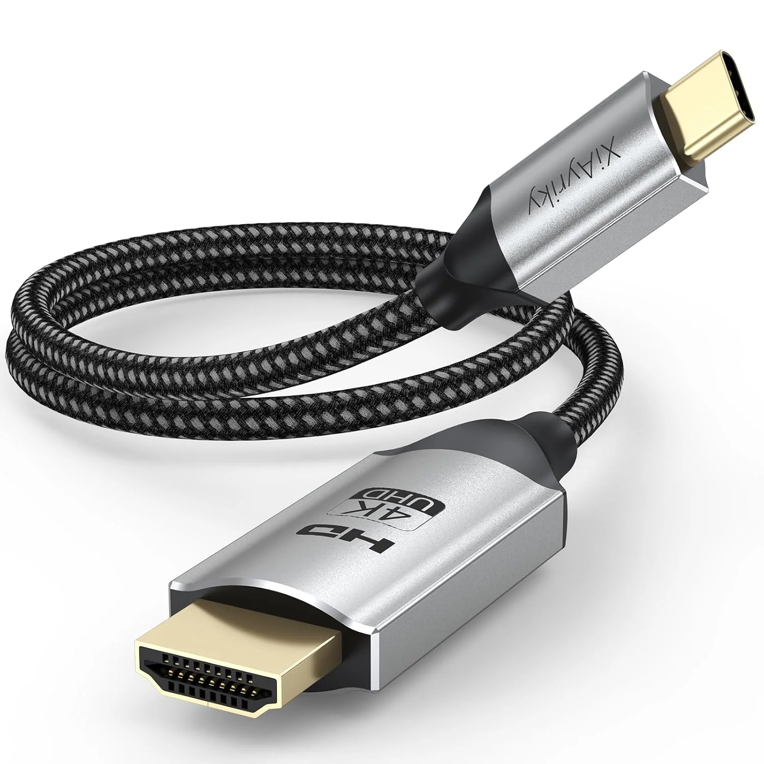 کابل کوتاه USB C به HDMI، 1.5 فوت، کابل 4K USBC به HDMI (سازگار با Thunderbolt 3/4/5)، کابل Type C به HDMI برای iPhone 16/15/ Galaxy S25/MacBook Pro Air/Mac mini 2024/iPad Pro/Pixel/Surface Pro کابل کوتاه USB C به HDMI، 1.5 فوت، کابل 4K USBC به HDMI (سازگار با Thunderbolt 3/4/5)، کابل Type C به HDMI برای iPhone 16/15/ Galaxy S25/MacBook Pro Air/Mac mini 2024/iPad Pro/Pixel/Surface Pro