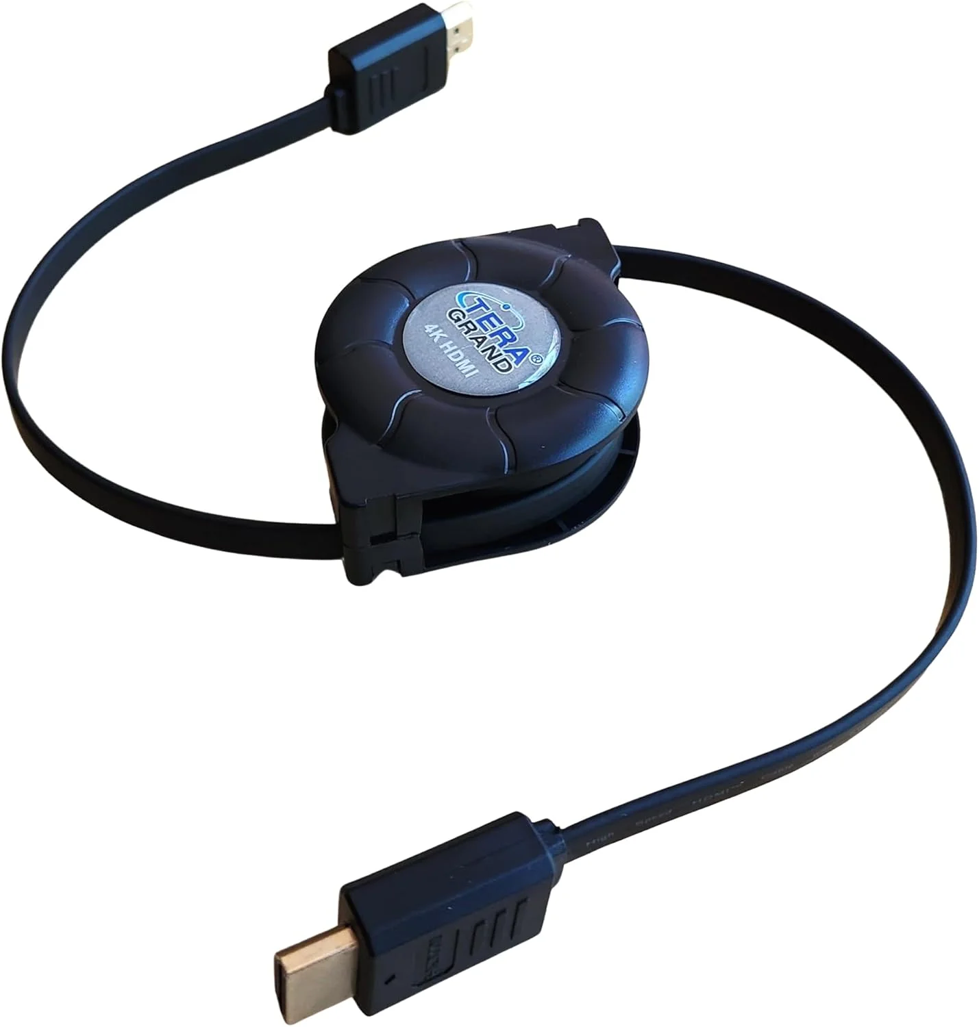 کابل جمع‌شونده HDMI 2.0 با سرعت بالا Tera Grand Premium 4K، طول تا 1.3 متر - پشتیبانی از 4K Ultra HD، 3D، ARC، HDR و کانال اترنت
