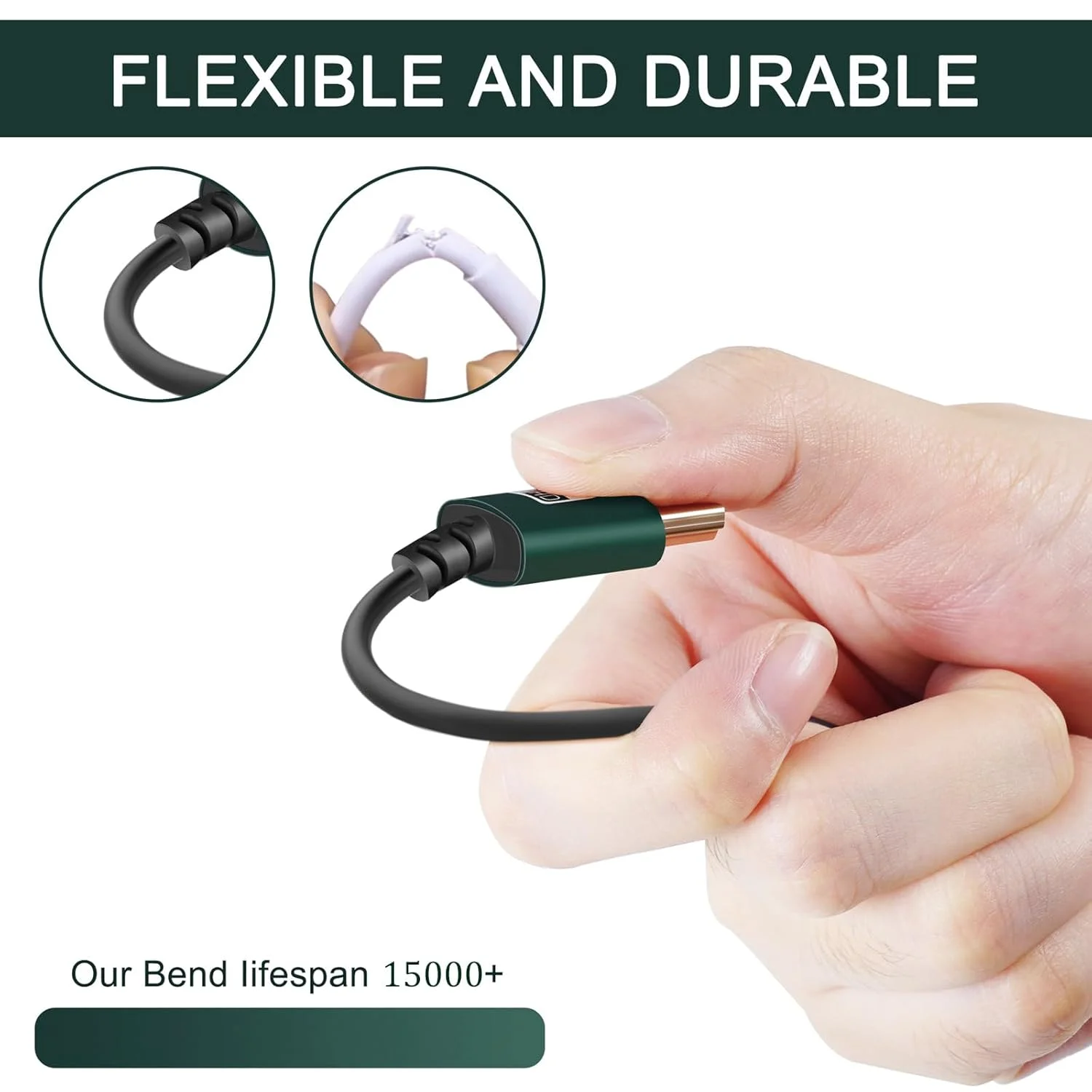 کابل مینی HDMI به HDMI باریک 1 متری، فوق العاده نازک و انعطاف پذیر، پشتیبانی از 3D/4K@60Hz/18gbps/2160P/1080P