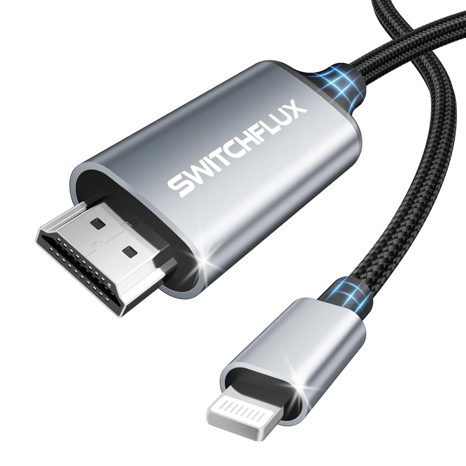 کابل لایتنینگ به HDMI برای اتصال آیفون به تلویزیون، آداپتور دیجیتال AV با کیفیت HD 1080P@60Hz، سازگار با آیفون 14/13/12/11، آیپد/پرو برای نمایش صفحه نمایش، استریم ویدیو/بازی/فیلم - طول 3 فوت کابل لایتنینگ به HDMI برای اتصال آیفون به تلویزیون، آداپتور دیجیتال AV با کیفیت HD 1080P@60Hz، سازگار با آیفون 14/13/12/11، آیپد/پرو برای نمایش صفحه نمایش، استریم ویدیو/بازی/فیلم - طول 3 فوت