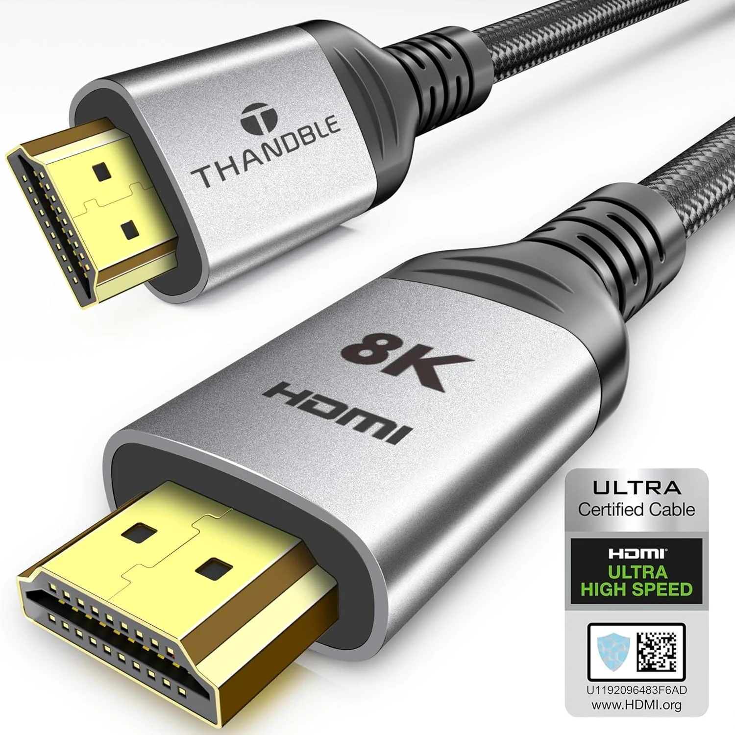 کابل HDMI 2.1 با کیفیت 10K 8K به طول 2 متر، سرعت فوق العاده بالای 48 گیگابیت بر ثانیه، 8K@60Hz 4K@120Hz DTS:X, HDCP 2.2&2.3, HDR 10, eARC 12Bit سازگار با لپ تاپ/مانیتور/PS5/Xbox/UHD TV/PC کابل HDMI 2.1 با کیفیت 10K 8K به طول 2 متر، سرعت فوق العاده بالای 48 گیگابیت بر ثانیه، 8K@60Hz 4K@120Hz DTS:X, HDCP 2.2&2.3, HDR 10, eARC 12Bit سازگار با لپ تاپ/مانیتور/PS5/Xbox/UHD TV/PC