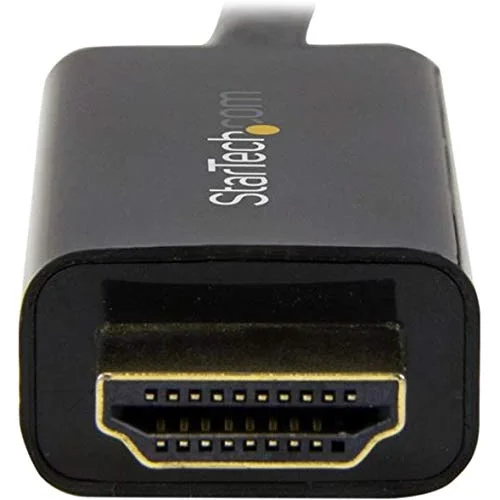 کابل تبدیل Mini DisplayPort به HDMI استار تک مدل MDP2HDMM2MB طول 1.8 متر - کابل آداپتور مانیتور 4K 30 هرتز - اتصال mDP PC یا Macbook به نمایشگر HDMI - مشکی