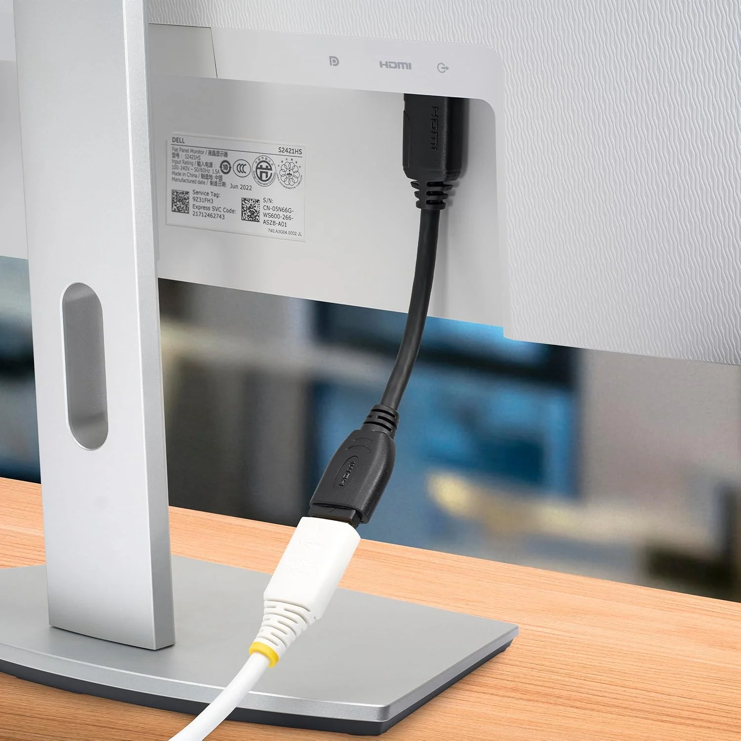 کابل محافظ پورت HDMI پرسرعت StarTech.com به طول 6 اینچ با رزولوشن 4K 60Hz - کابل آداپتور کوتاه HDMI 2.0 نر به ماده - توسعه دهنده پورت (HD2MF6INL)