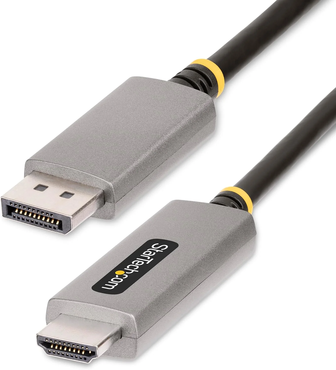 کابل تبدیل DisplayPort به HDMI استار تک، 2 متری، 8K 60Hz، 4K 144Hz، HDR10، تبدیل کننده فعال ویدئو DP 1.4 به HDMI 2.1، اتصال DisplayPort کامپیوتر به مانیتور HDMI (133DISPLAYPORTHDMI21)
