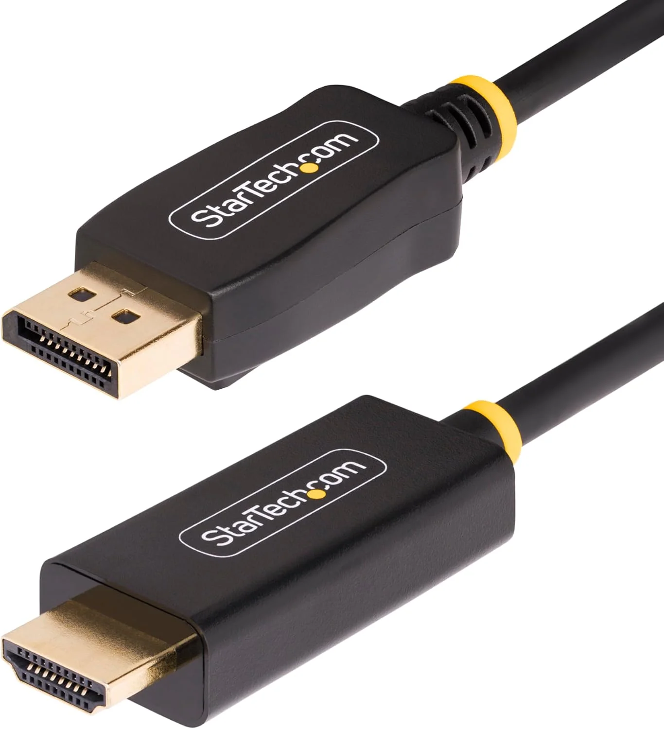 کابل تبدیل DisplayPort به HDMI استار تک، 2 متری، 4K 60Hz با HDR، کابل DP به HDMI 2.0b، مبدل ویدیویی اکتیو