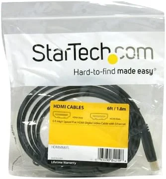 کابل HDMI تخت 1.8 متری STARTECH.COM با سرعت بالا و ETHERNET - HDMI - M/M