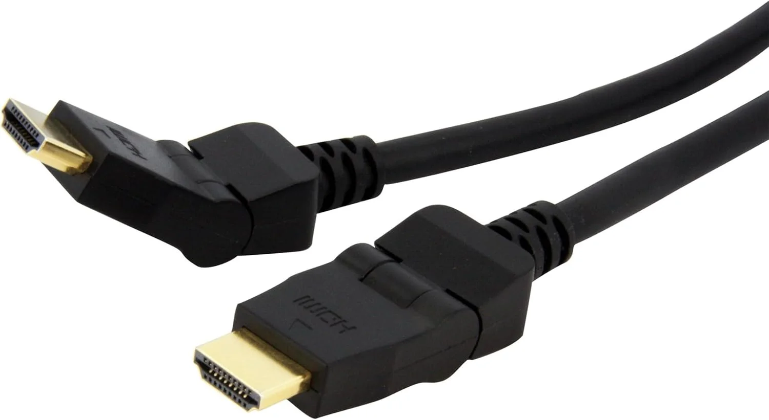 کابل HDMI چرخان 1.8 متری StarTech.com، کابل HDMI چرخشی پرسرعت 4K، HDMI UHD 4K 30 هرتز، 10.2 گیگابیت بر ثانیه، ویدیوی HDMI 1.4، HDCP 1.4، کابل محوری M/M با کانکتور چرخان 180 درجه، کابل HDMI به HDMI ‏(HDMIROTMM6)
