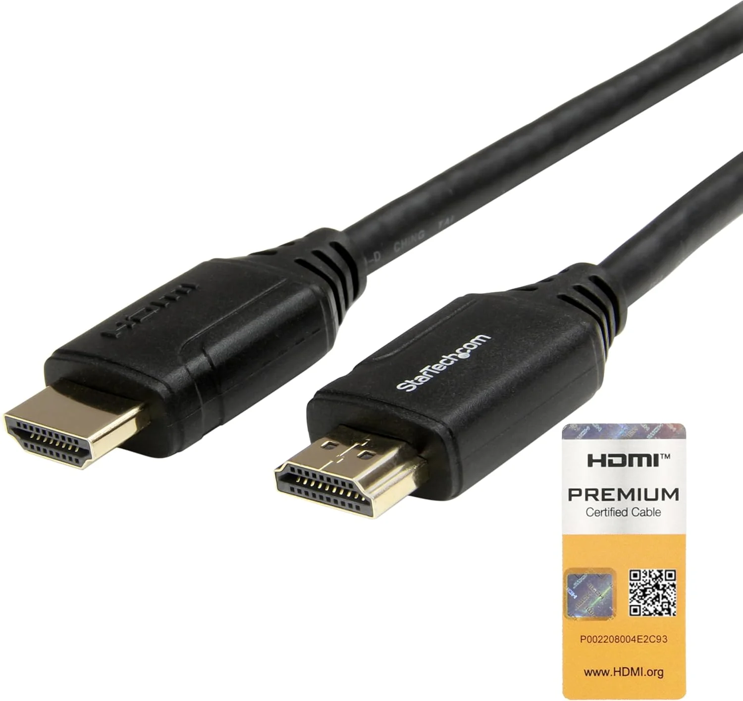 کابل HDMI 2.0 با سرعت بالا و اترنت StarTech.com HDMM50CMP - 0.5 متری - 4K 60Hz