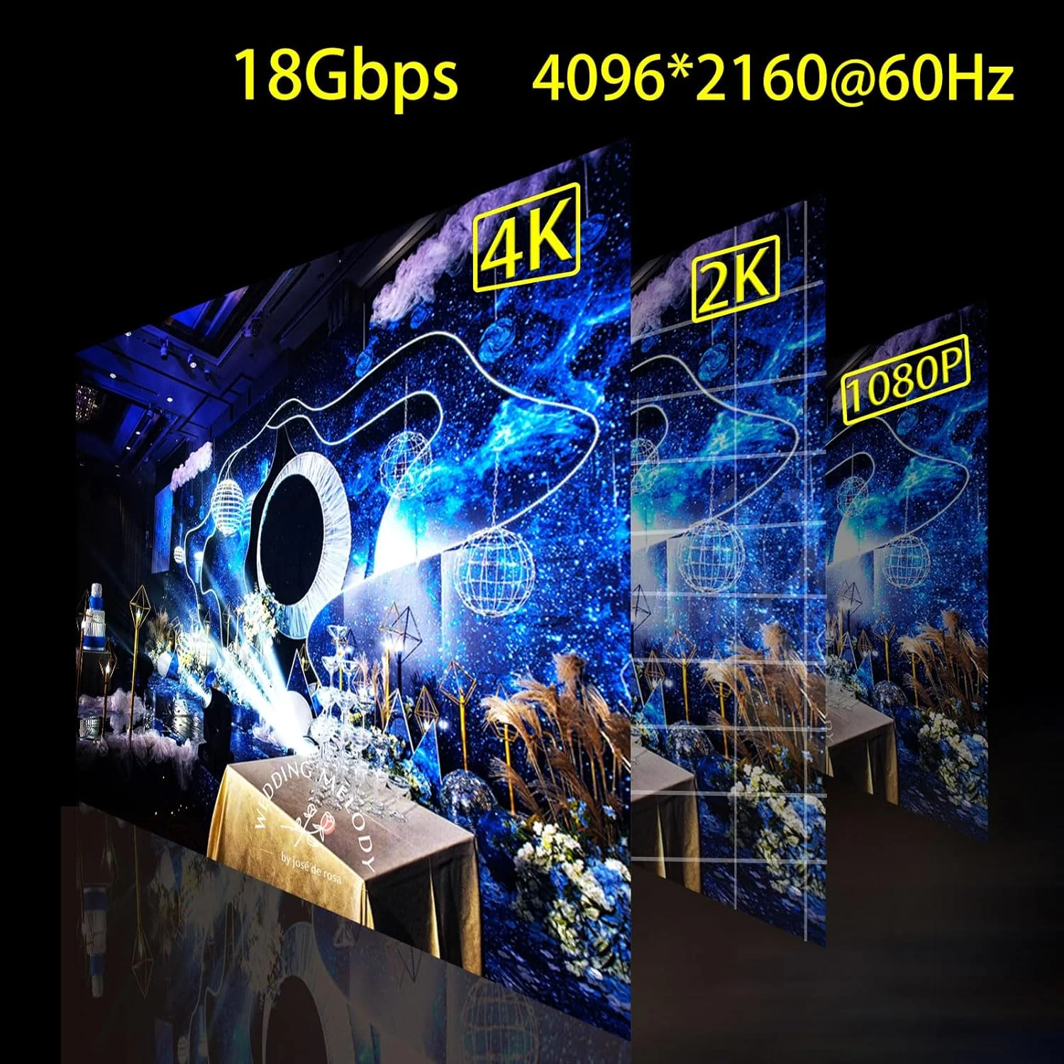 کابل HDMI فیبر نوری 30 متری، 18 گیگابیت بر ثانیه 4K@60Hz(4:4:4)، کابل فعال یک طرفه 2.0، پشتیبانی از HDR10 ARC HDCP 2.2 3D CEC Atmos DTS:X، فوق العاده سریع، انعطاف پذیر و باریک