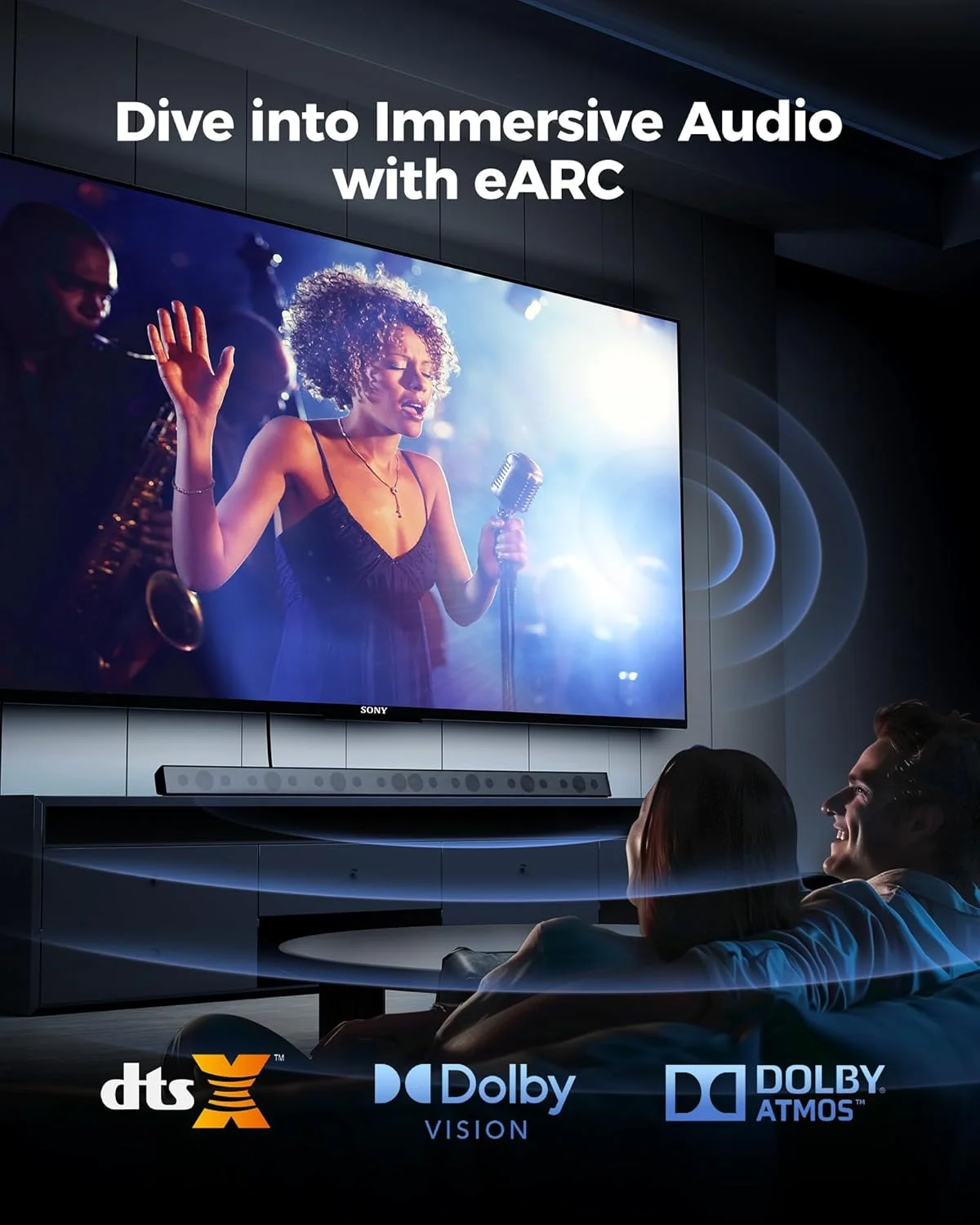 کابل HDMI eARC/ARC سیلکلند 1 متر، دارای گواهینامه 8K Ultra High Speed HDMI 2.1 [8K@60Hz, 4K@120Hz] Dolby Atmos Vision، 48Gbps، HDR10، سازگار با HDCP برای Samsung/Bose/Vizio/SoundBar