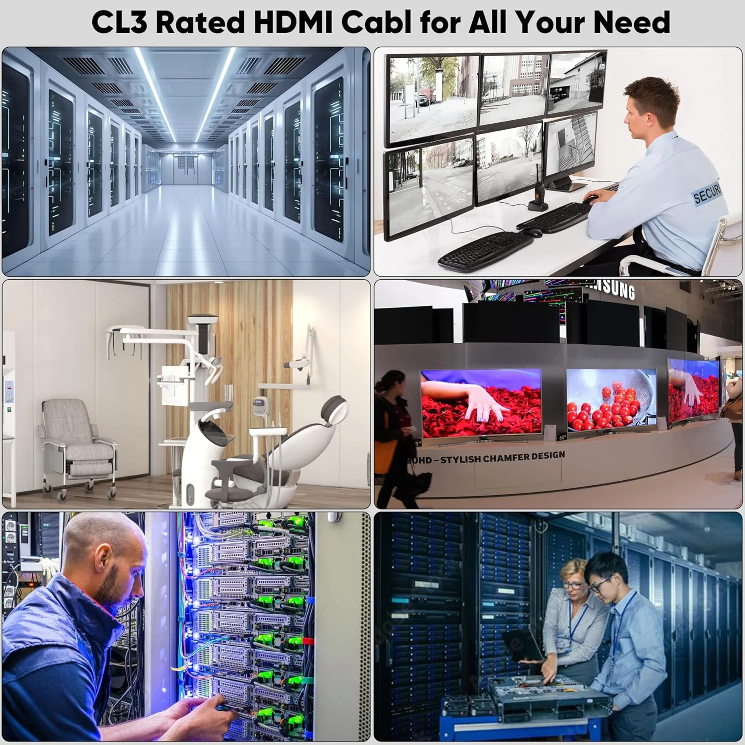 کابل HDMI کوتاه کوچک 30 سانتی متری، بسته 2 عددی، کابل HDMI 2.0 محافظت شده با روکش بافته شده (4K@60Hz, 2K@144/120Hz) با پشتیبانی از 3D, HDR, ARC, HDCP 2.2 برای کامپیوتر، مانیتور، تی وی باکس، PS4/5,KVM، دوربین، داکینگ، سوئیچر