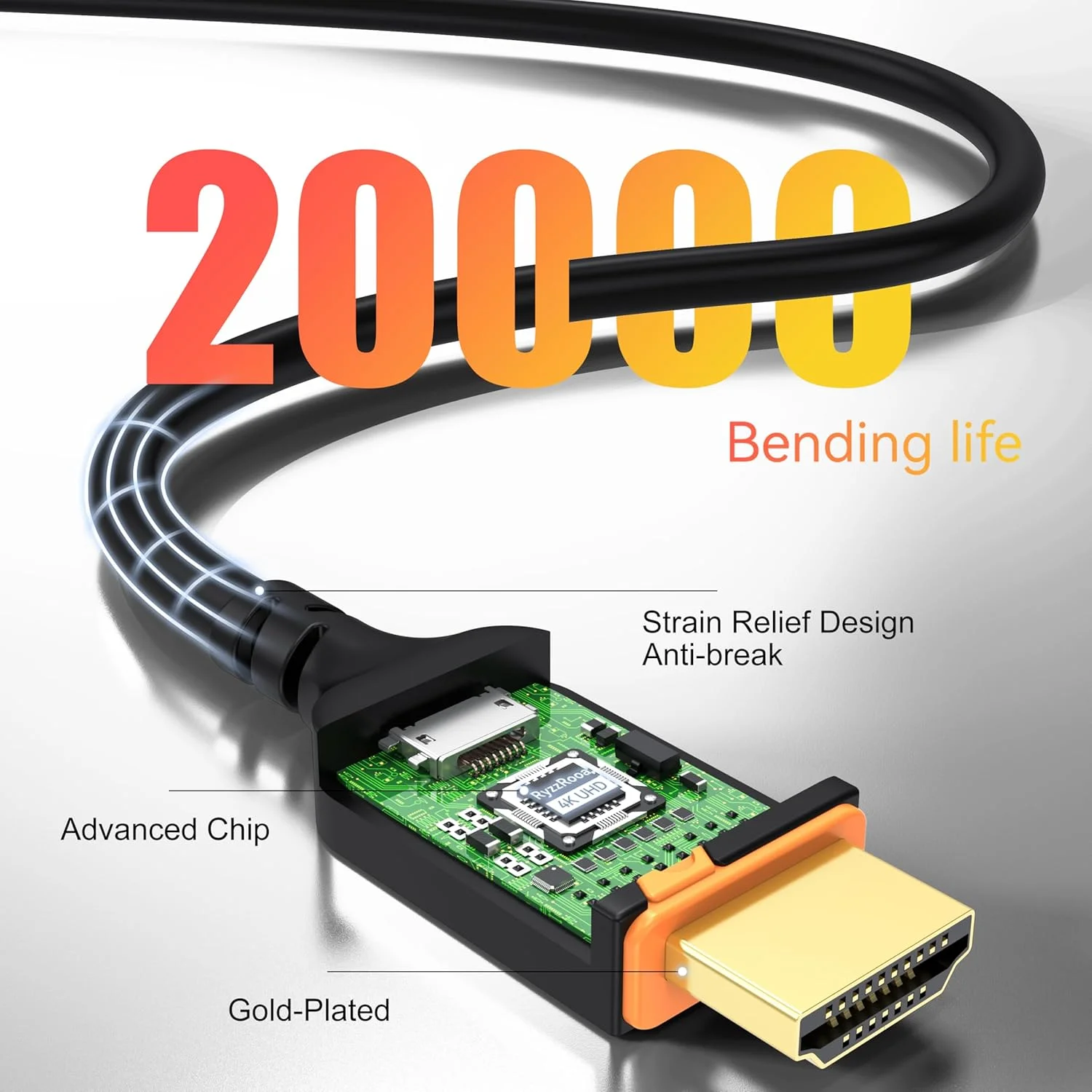 کابل کوتاه HDMI یک فوتی، بسته 5 عددی، کابل HDMI 2.0 پرسرعت 18 گیگابیت بر ثانیه نر به نر، 4K@60Hz، 2K@144Hz، ARC، HDCP2.2، 3D برای ساندبار، تلویزیون، PS5/4، لپ تاپ، مانیتور، دوربین و غیره (نارنجی) کابل کوتاه HDMI یک فوتی، بسته 5 عددی، کابل HDMI 2.0 پرسرعت 18 گیگابیت بر ثانیه نر به نر، 4K@60Hz، 2K@144Hz، ARC، HDCP2.2، 3D برای ساندبار، تلویزیون، PS5/4، لپ تاپ، مانیتور، دوربین و غیره (نارنجی)