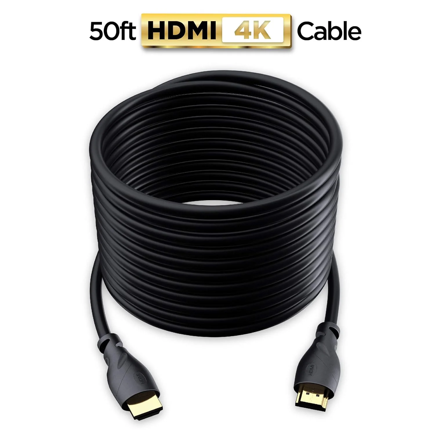 کابل HDMI پاور بیر 4K، طول 15 متر | سرعت بالا، روکش لاستیکی و اتصالات طلایی، 4K با نرخ 60 هرتز، Ultra HD، 2K، 1080P و سازگار با ARC برای لپ تاپ، مانیتور، PS5، PS4، ایکس باکس وان، فایر تی وی، اپل تی وی و غیره...