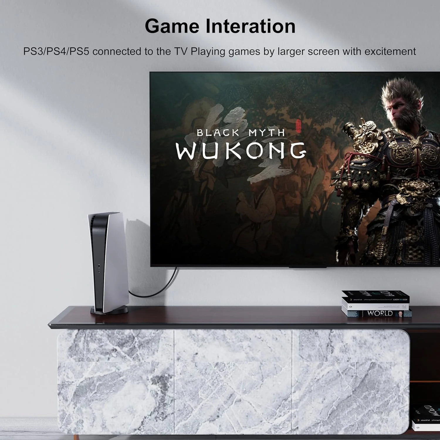 کابل های 8K HDMI 2.1 طول 6 فوت، بسته 5 عددی، کابل مانیتور گیمینگ HDMI پرسرعت برای PS5 TV-8K ARC&eARC، 165/180/240 هرتز، HDCP2.3، 3D/HDR10 برای ساندبار، PS5، PS4، تلویزیون، ایکس باکس، روکو، سینما، کامپیوتر، مانیتور کابل های 8K HDMI 2.1 طول 6 فوت، بسته 5 عددی، کابل مانیتور گیمینگ HDMI پرسرعت برای PS5 TV-8K ARC&eARC، 165/180/240 هرتز، HDCP2.3، 3D/HDR10 برای ساندبار، PS5، PS4، تلویزیون، ایکس باکس، روکو، سینما، کامپیوتر، مانیتور