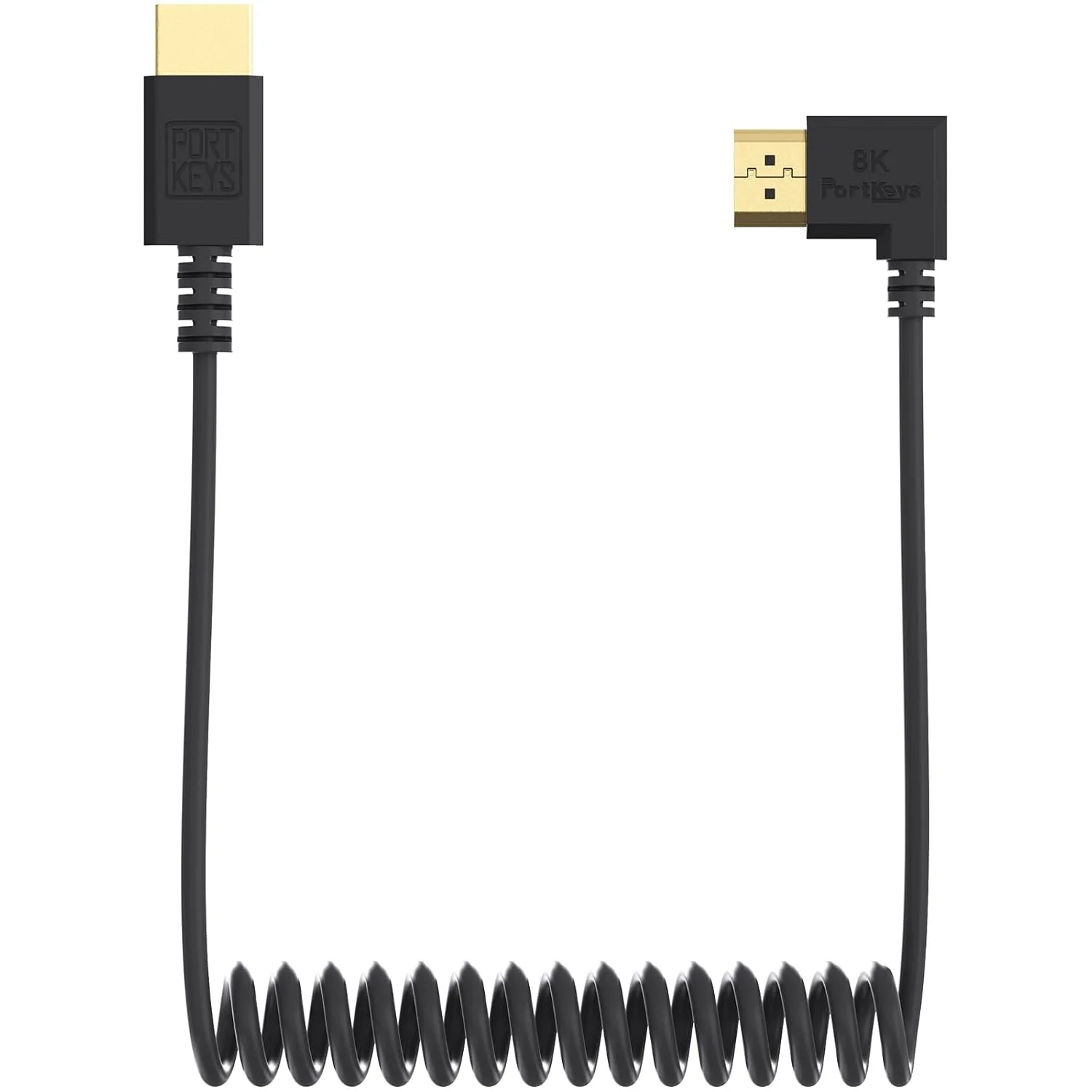 کابل HDMI 8K پورت‌کیز با هسته مسی، قطر 3.6 میلی‌متر، 48 گیگابیت بر ثانیه، پین کامل HDMI 2.1 8K@60Hz، 4K@240Hz، پشتیبانی از UHD، HDMI A به A برای دوربین، تلویزیون‌های HD، پروژکتور، کامپیوتر، روکو، ایکس‌باکس، PS5، اپل تی‌وی (1 متر)