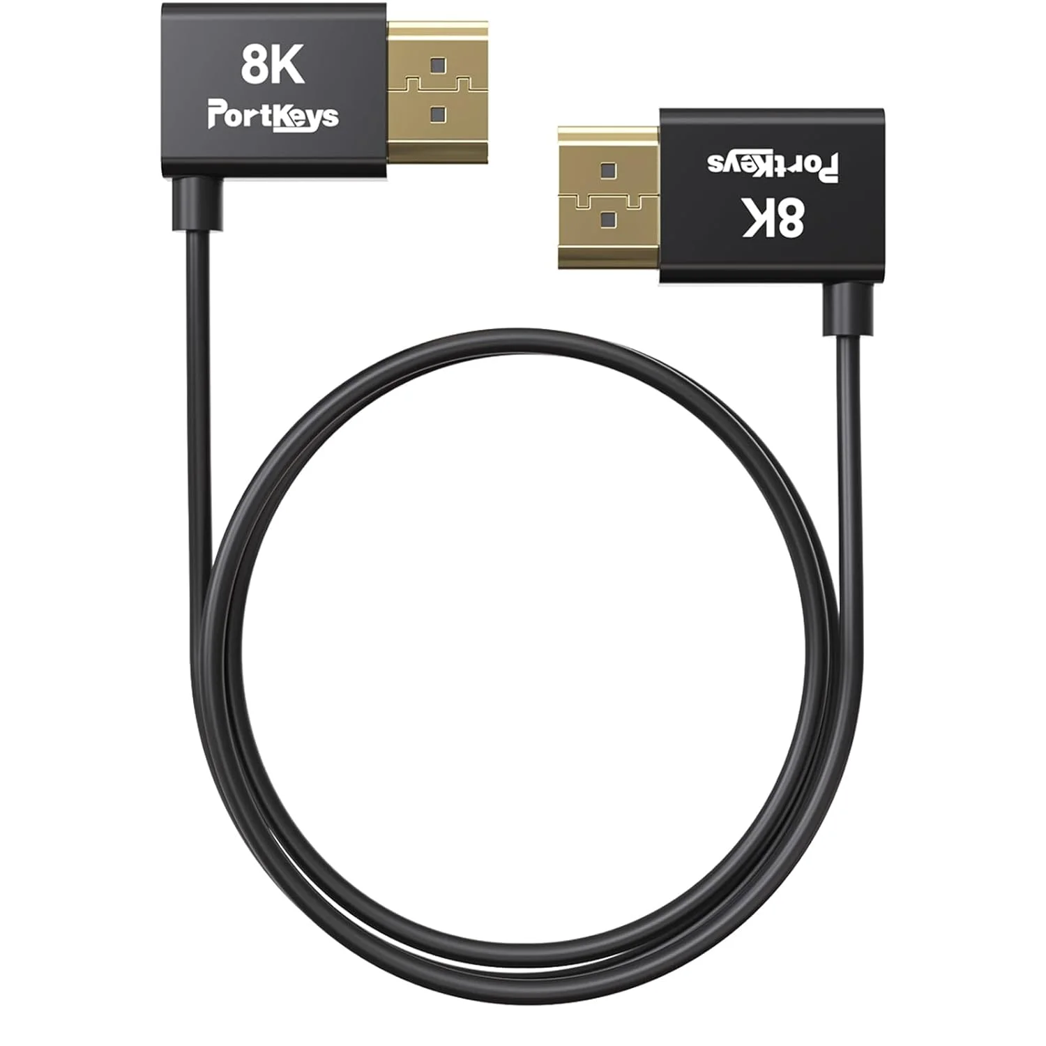 کابل HDMI 8K، کابل کواکسیال 10 هسته ای فوق العاده نازک HDMI پرسرعت، کابل با قطر 2.4 میلی متر، نقشه برداری کامل 19 پین، پشتیبانی از 8K60Hz 4K240Hz برای مانیتور دوربین/PC/TV/بازی (0.5M) کابل HDMI 8K، کابل کواکسیال 10 هسته ای فوق العاده نازک HDMI پرسرعت، کابل با قطر 2.4 میلی متر، نقشه برداری کامل 19 پین، پشتیبانی از 8K60Hz 4K240Hz برای مانیتور دوربین/PC/TV/بازی (0.5M)