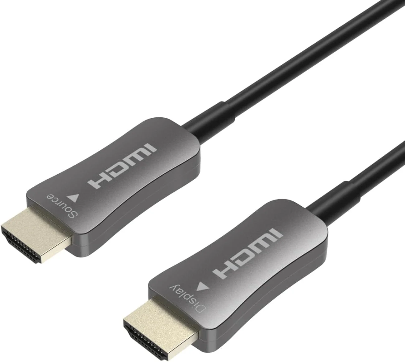 کابل فیبر نوری HDMI اُرِی، طول 30 متر، 4K@60Hz، HDMI 2.0b HDR ARC HDCP 2.2، سرعت بالا 18 گیگابیت بر ثانیه، باریک، انعطاف پذیر و سبک با پشتیبانی از 3D