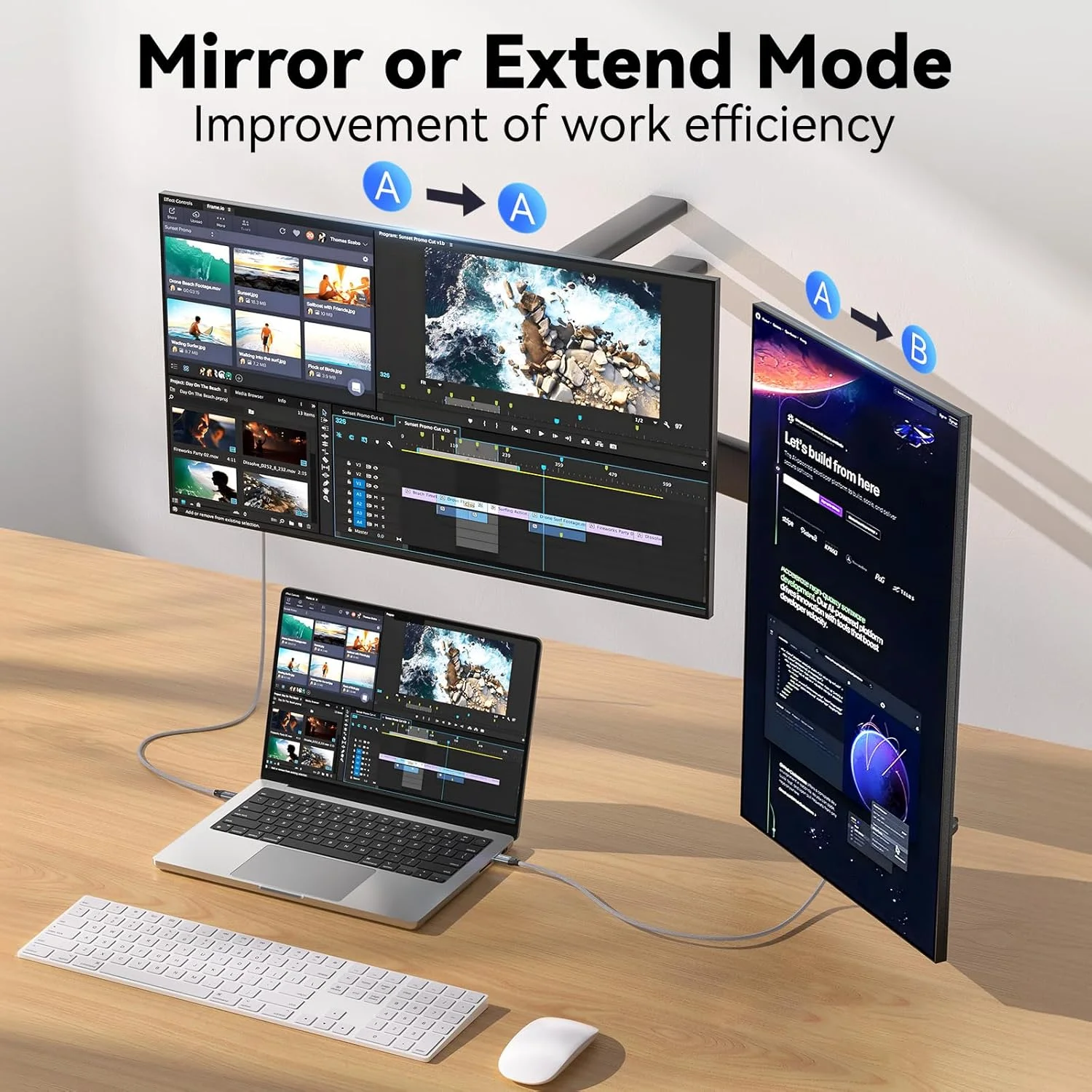 کابل USB-C به HDMI با طول 3 متر، 4K 60Hz، کابل بافته شده USB Type-C به HDMI 2.0، سازگار با Thunderbolt 3/4، MacBook، iMac، iPad Pro، Galaxy، Surface، Dell، HP کابل USB-C به HDMI با طول 3 متر، 4K 60Hz، کابل بافته شده USB Type-C به HDMI 2.0، سازگار با Thunderbolt 3/4، MacBook، iMac، iPad Pro، Galaxy، Surface، Dell، HP