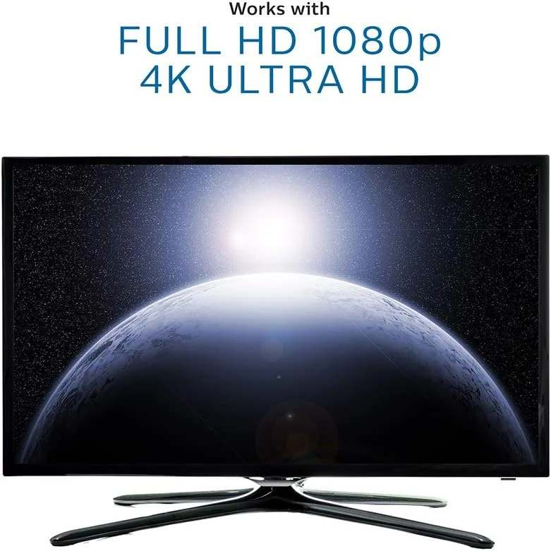 کابل Mini DisplayPort به HDMI فیلیپس، کابل 1.8 متری، سازگار با لپ‌تاپ، تبلت، تلویزیون‌های HDTV، پروژکتور، Full HD 1080p، 4K Ultra HD @ 30Hz، سازگار با مک و کامپیوتر، طراحی جمع و جور، SWV2442N/27