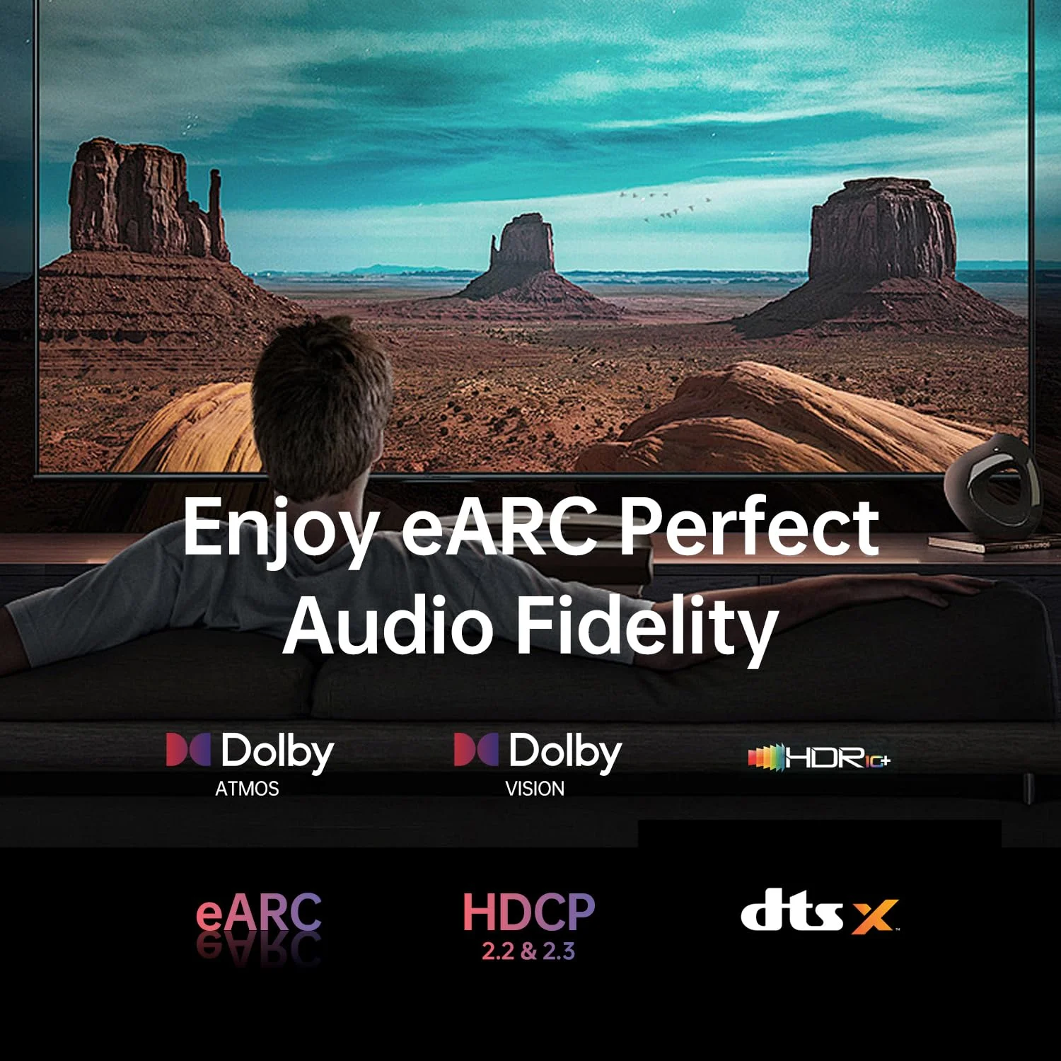 کابل HDMI 8K 10K 4K با سرعت 48 گیگابیت بر ثانیه، طول 3 متر، کابل بافته شده با سرعت فوق العاده بالا - 4K@120Hz 8K@60Hz، DTS:X، HDCP 2.2 & 2.3، HDR 10 سازگار برای Roku TV/PS5/HDTV/Blu-ray (1)