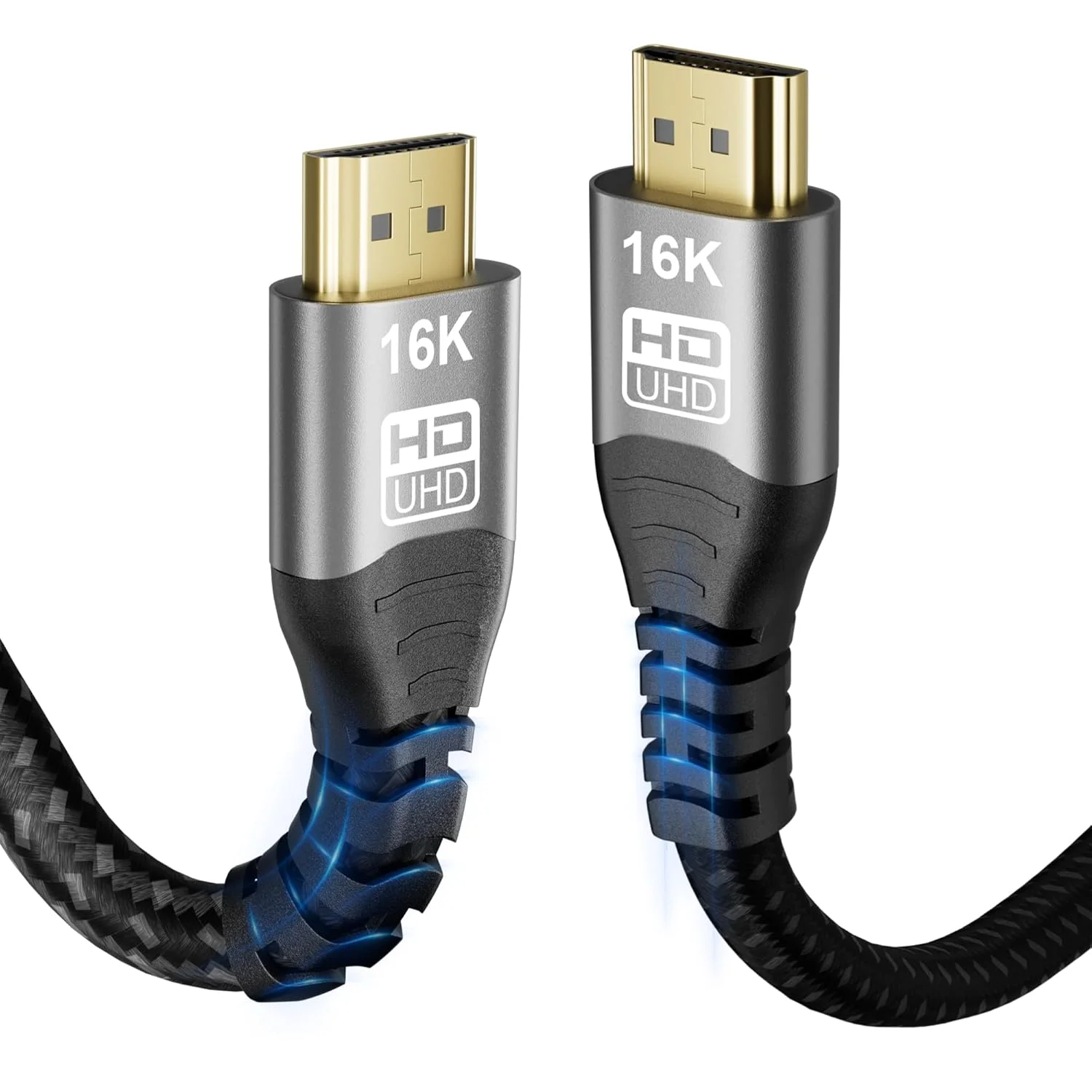 کابل HDMI 2.2 با سرعت فوق العاده بالا 96 گیگابیت بر ثانیه، 16K 30Hz 8K/120Hz 4K 240HZ eARC HDCP 2.2&2.3 HDR10+ سازگار با PS5 PlayStation5 TV PC Monitor Xbox Series طول 1.5 متر