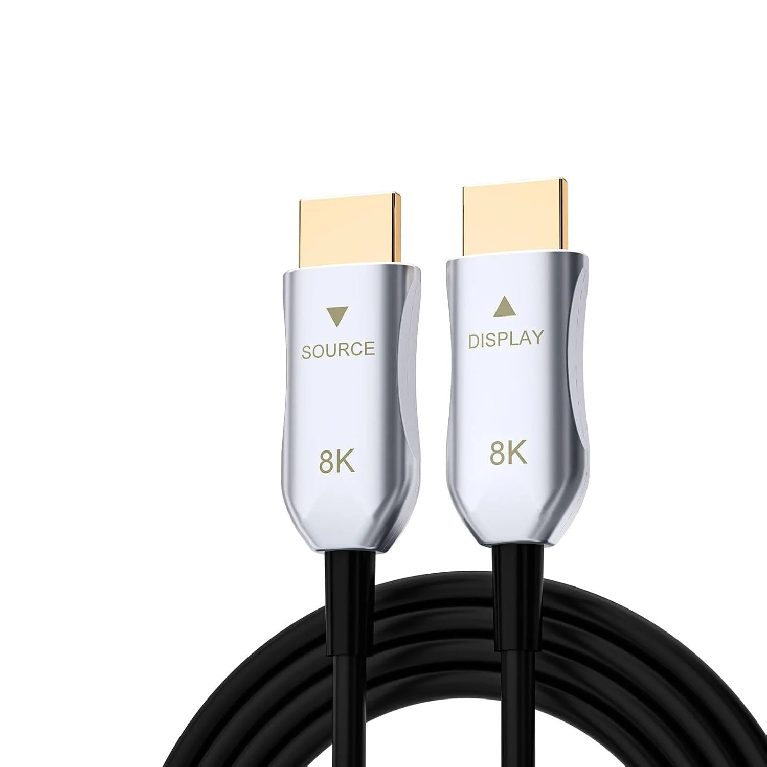 کابل فیبر نوری HDMI 2.1 با کیفیت 4K 8K طول 7.5 متر (25 فوت)، کابل HDMI فعال بلند 48 گیگابیت بر ثانیه، 8K 60Hz، 4K120Hz 2K 240Hz، رزولوشن بالا HDCP2.2&2.3، HDR، 3D، VRR، eARC، برای PS5، لپ تاپ، کامپیوتر و غیره