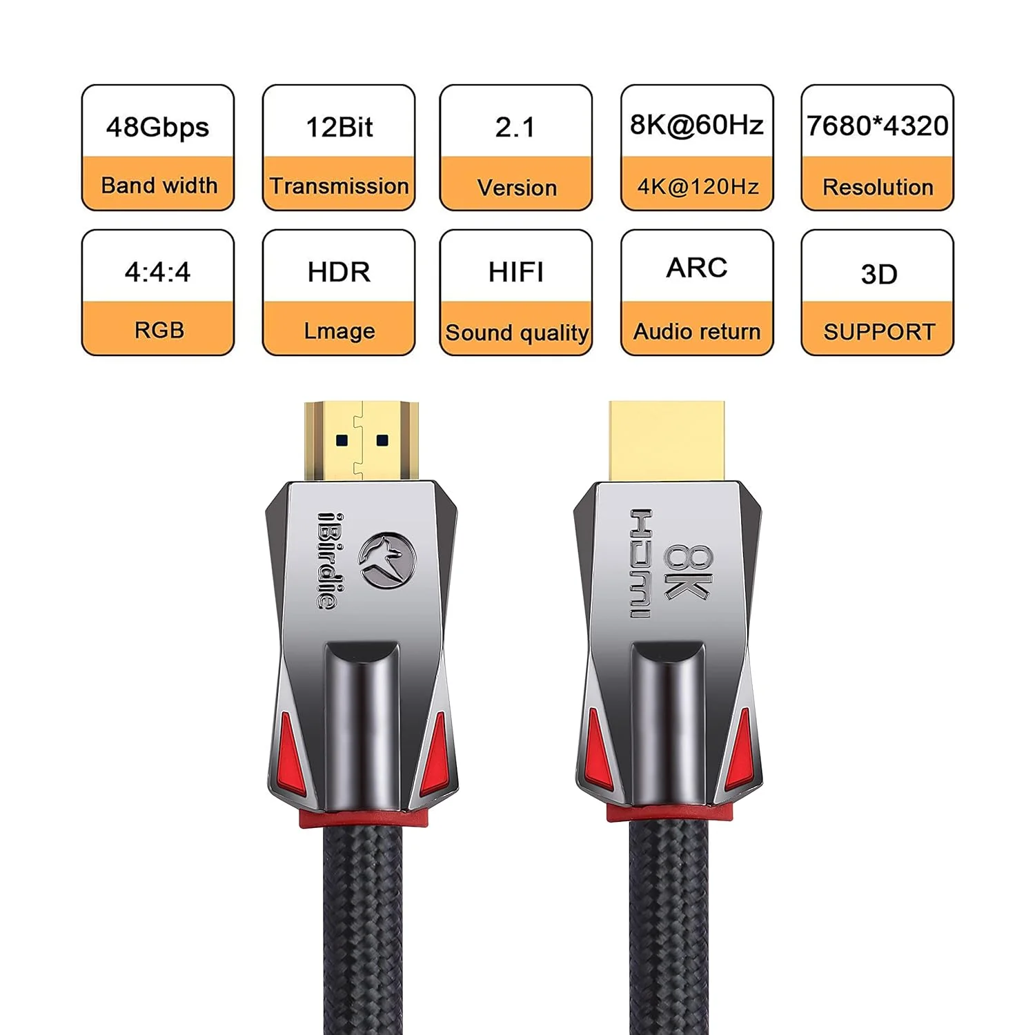 کابل فیبر نوری HDMI آیبردی 8K، طول 15 متر، کابل فعال جهتدار 8K 60 هرتز، 4K 120 هرتز، 4K 144 هرتز، HDCP 2.3 2.1، سازگار با Apple-TV PS5 4070 4080 کابل فیبر نوری HDMI آیبردی 8K، طول 15 متر، کابل فعال جهتدار 8K 60 هرتز، 4K 120 هرتز، 4K 144 هرتز، HDCP 2.3 2.1، سازگار با Apple-TV PS5 4070 4080