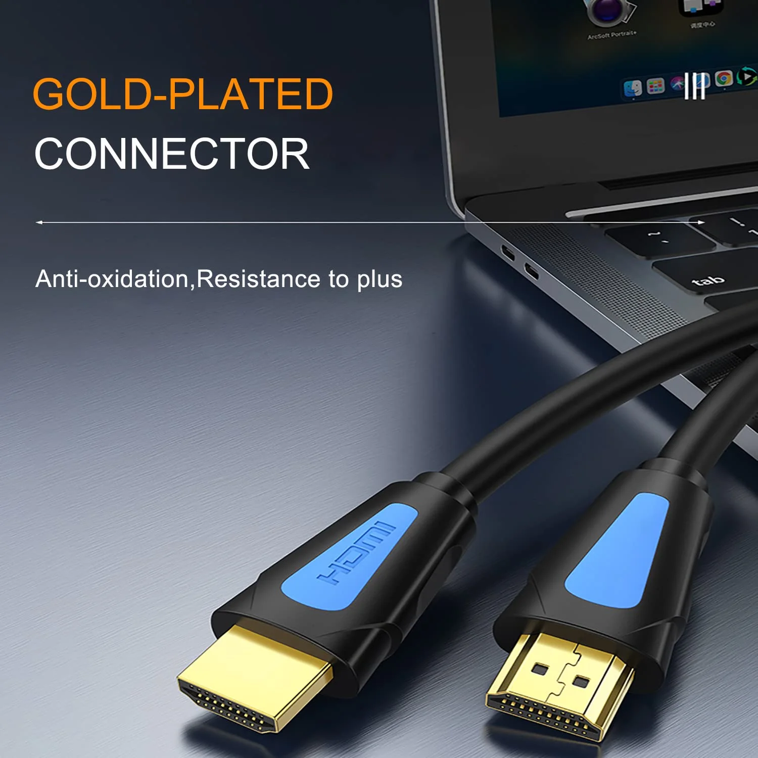 کابل HDMI فوادِرپ ۲۲ متری - قطر خارجی بزرگ ۹.۰ - دارای رتبه بندی CL3 برای استفاده داخل دیوار - ۱۸ گیگابیت بر ثانیه - پشتیبانی از 4K@60HZ، HDR، ARC، Ultra HD، 3D، 1080P - سازگار با لپ تاپ، تلویزیون UHD، مانیتور، PS4/PS5 و غیره