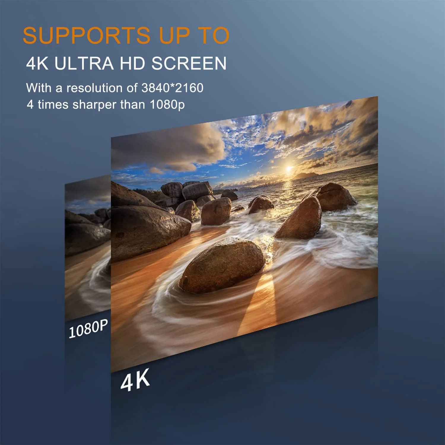 کابل HDMI فوادِرپ ۲۲ متری - قطر خارجی بزرگ ۹.۰ - دارای رتبه بندی CL3 برای استفاده داخل دیوار - ۱۸ گیگابیت بر ثانیه - پشتیبانی از 4K@60HZ، HDR، ARC، Ultra HD، 3D، 1080P - سازگار با لپ تاپ، تلویزیون UHD، مانیتور، PS4/PS5 و غیره