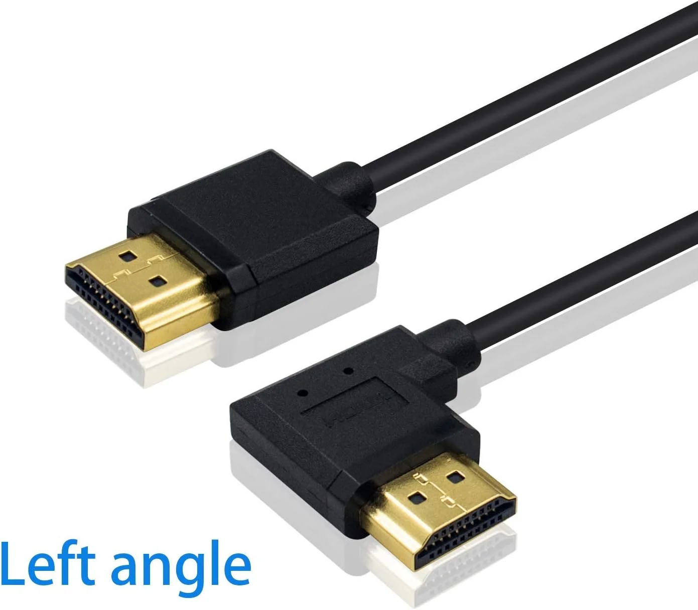 کابل HDMI فنری کوتاه Duttek 4K، 30 تا 120 سانتی متر، کابل HDMI نر به نر با زاویه 90 درجه چپ، فوق العاده نازک/کوچک برای استیک های تلویزیون 3D و 4K Ultra HD کابل HDMI فنری کوتاه Duttek 4K، 30 تا 120 سانتی متر، کابل HDMI نر به نر با زاویه 90 درجه چپ، فوق العاده نازک/کوچک برای استیک های تلویزیون 3D و 4K Ultra HD