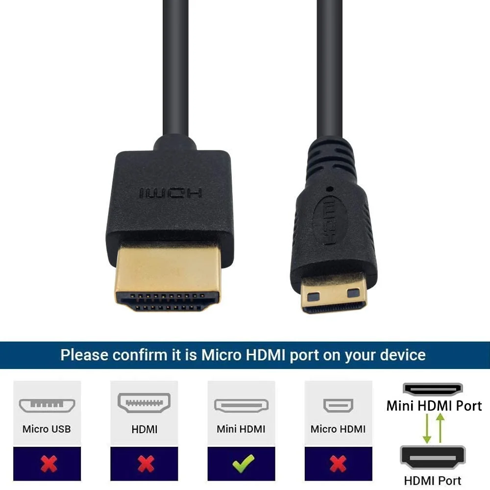 کابل مینی HDMI به HDMI فنری Duttek 4K، طول 30 تا 120 سانتی متر، کابل فوق العاده نازک HDMI به مینی HDMI، پشتیبانی از 4K Ultra HD، 1080p، 3D، برای پروژکتور، مانیتور، دوربین فیلمبرداری کابل مینی HDMI به HDMI فنری Duttek 4K، طول 30 تا 120 سانتی متر، کابل فوق العاده نازک HDMI به مینی HDMI، پشتیبانی از 4K Ultra HD، 1080p، 3D، برای پروژکتور، مانیتور، دوربین فیلمبرداری